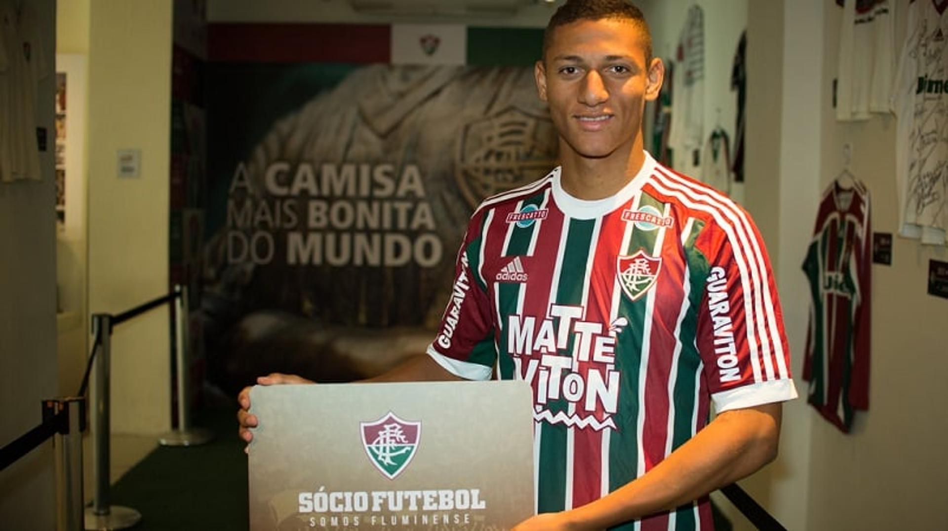 Atacante Richarlison, novo reforço do Fluminense