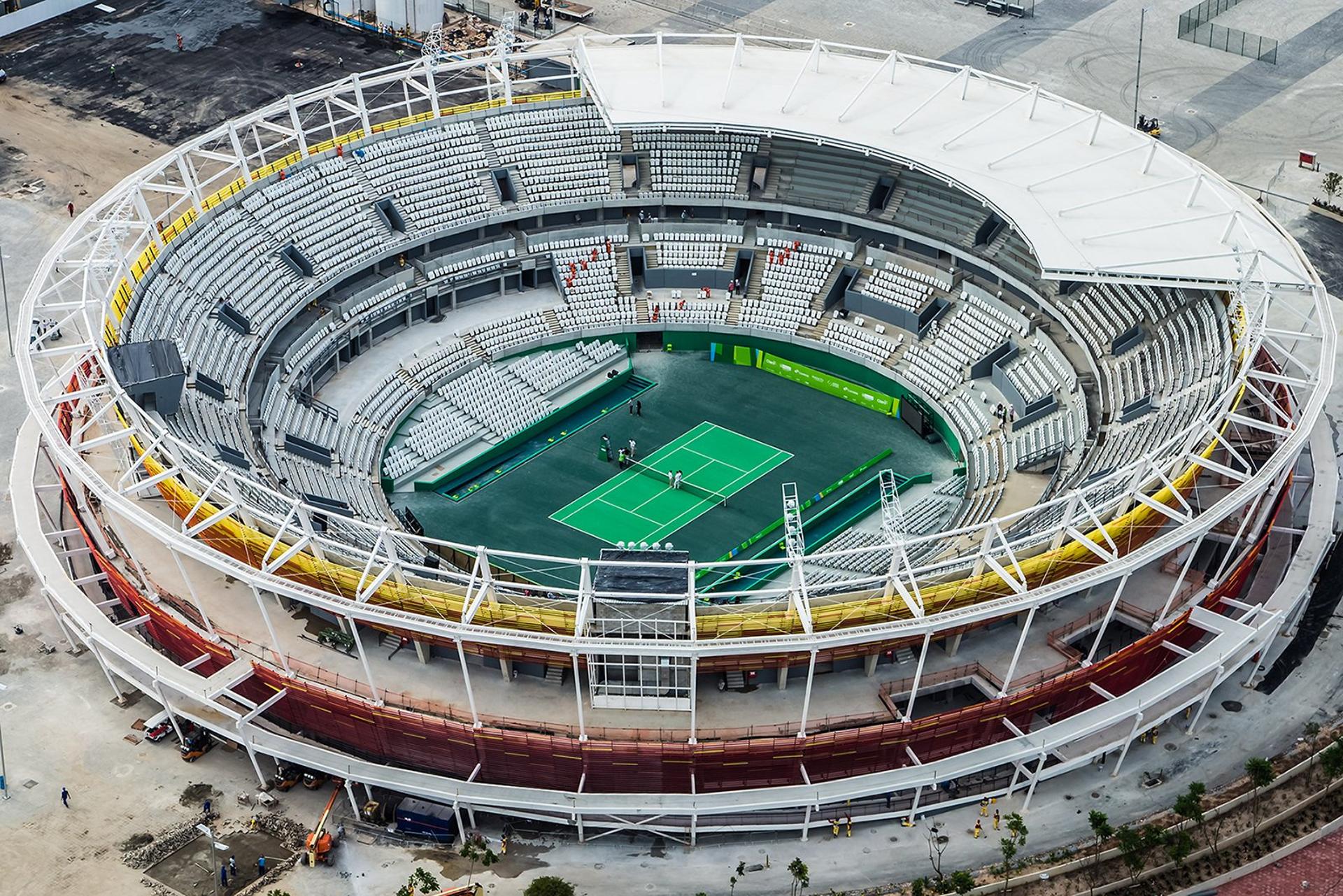 Centro de tênis - Rio-2016 (Foto: Renato Sette Camara/Prefeitura do Rio de Janeiro)