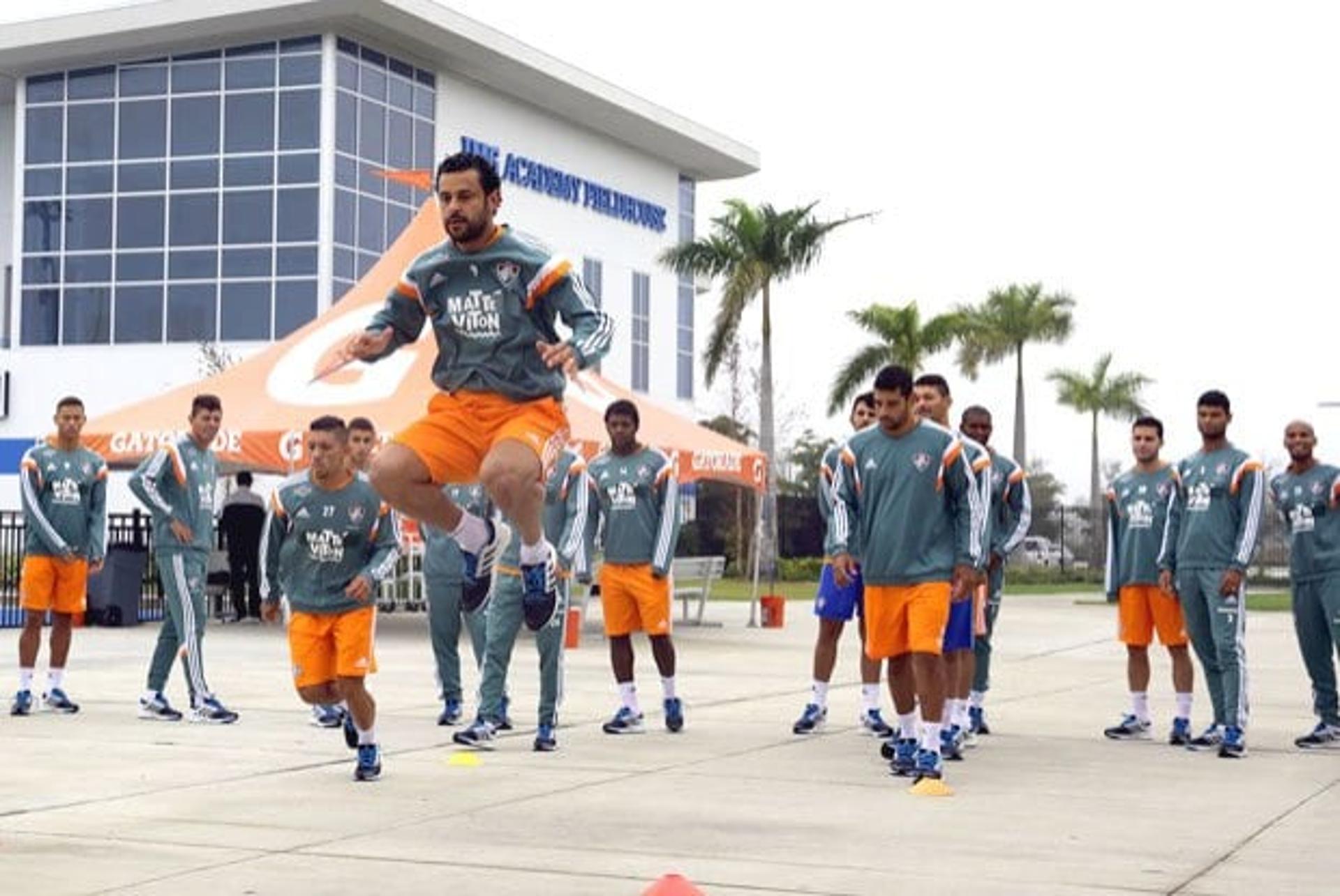 Fluminense em Orlando (Foto: Nelson Perez/Flu)