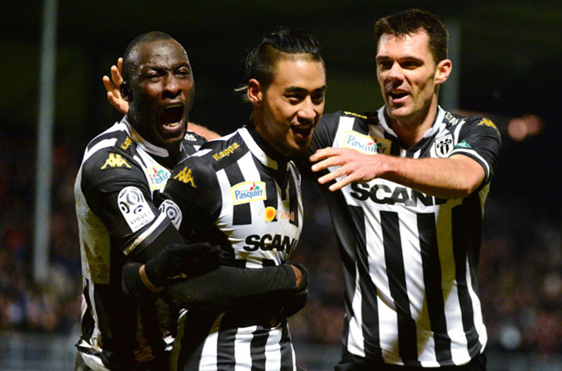 Angers x Caen (Foto: Jean-François Monier / AFP)