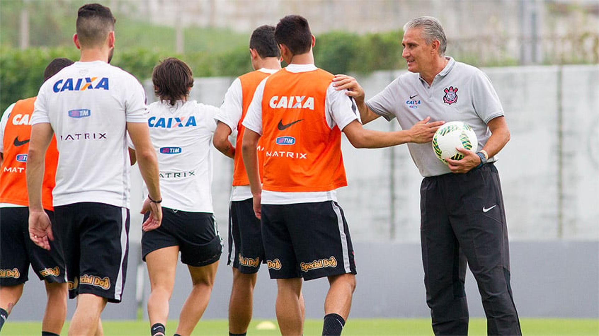 HOME - Treino do Corinthians - Tite (Foto: Marco Galvão/Fotoarena/LANCE!Press)