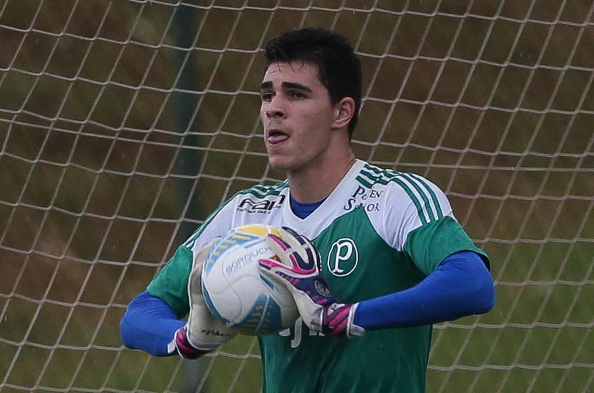 Vinicius Silvestre, goleiro do Palmeiras (Ag. Palmeiras)