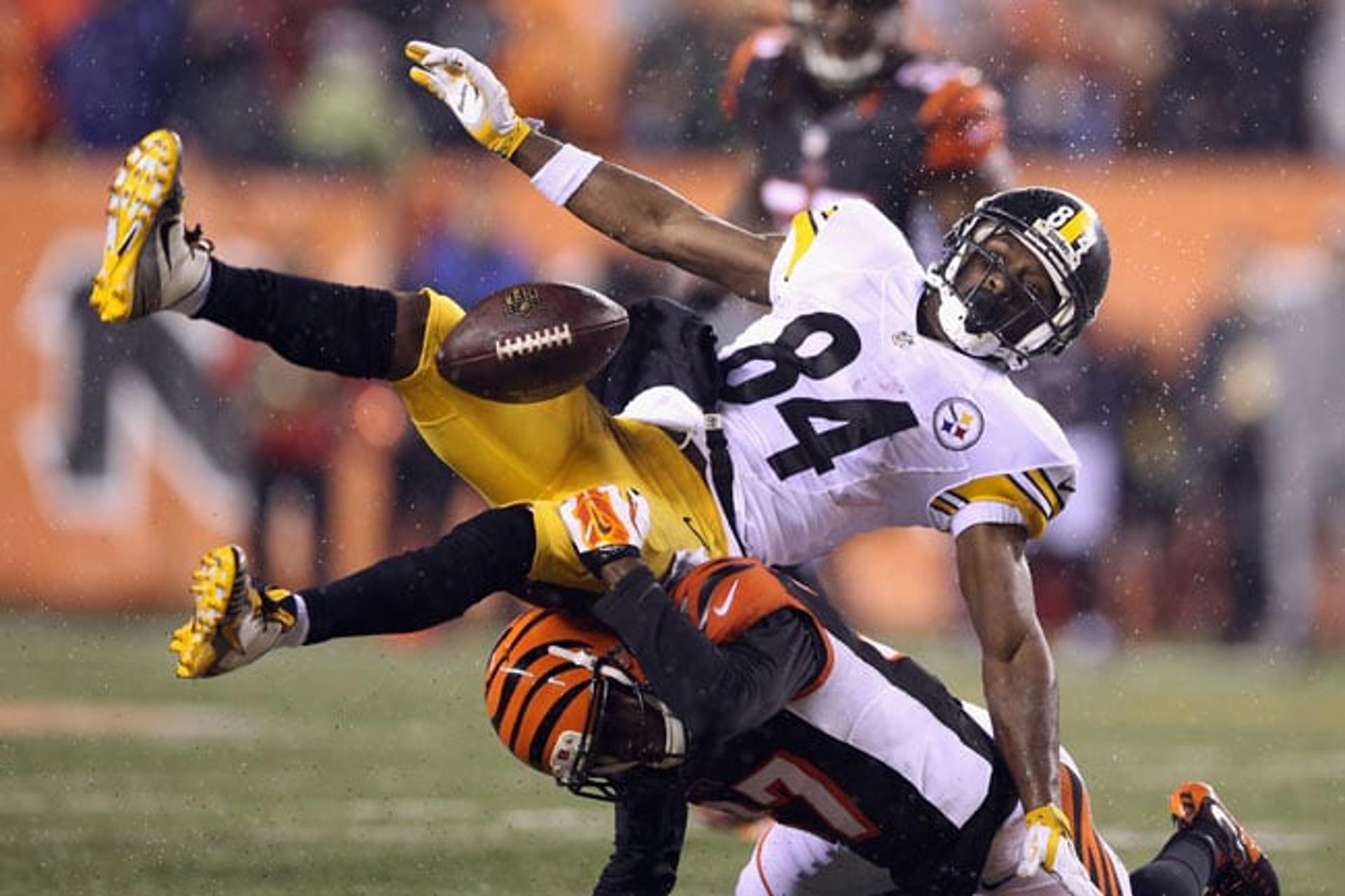 Antonio Brown - Pittsburgh Steelers (Foto: Andy Lyons / AFP)