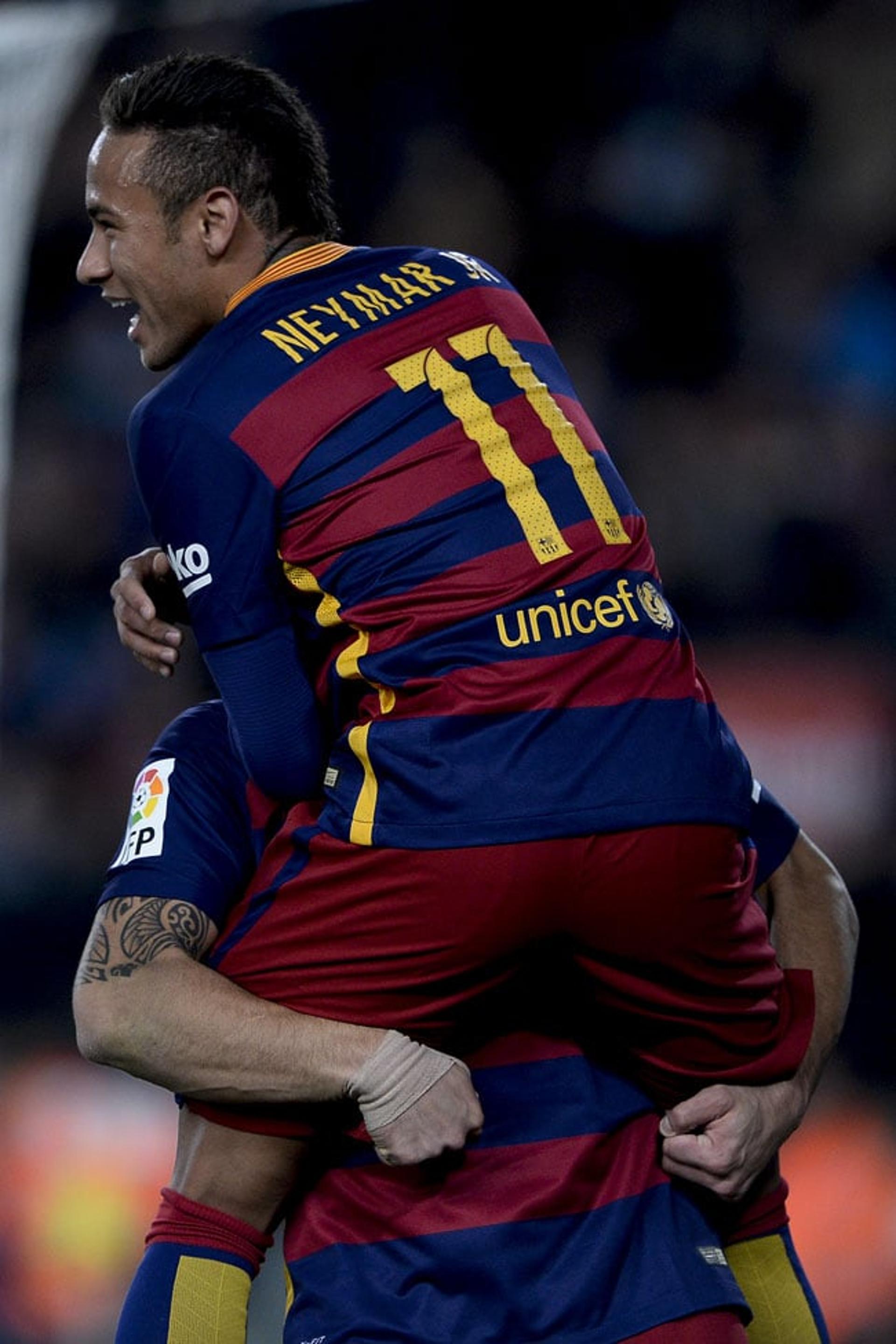 Neymar - Barcelona x Athletic Bilbao (Foto: Josep Lago / AFP)