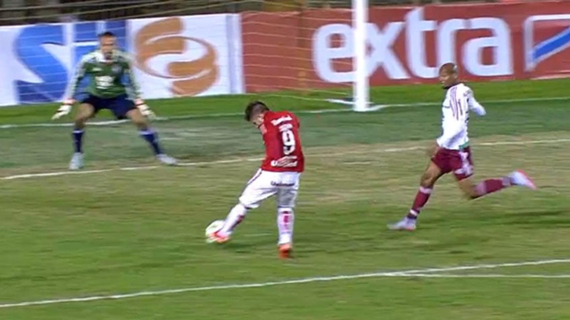 HOME - Fluminense x Internacional - Florida Cup - Gol de Eduardo Sasha (Foto: Reprodução/Sportv)