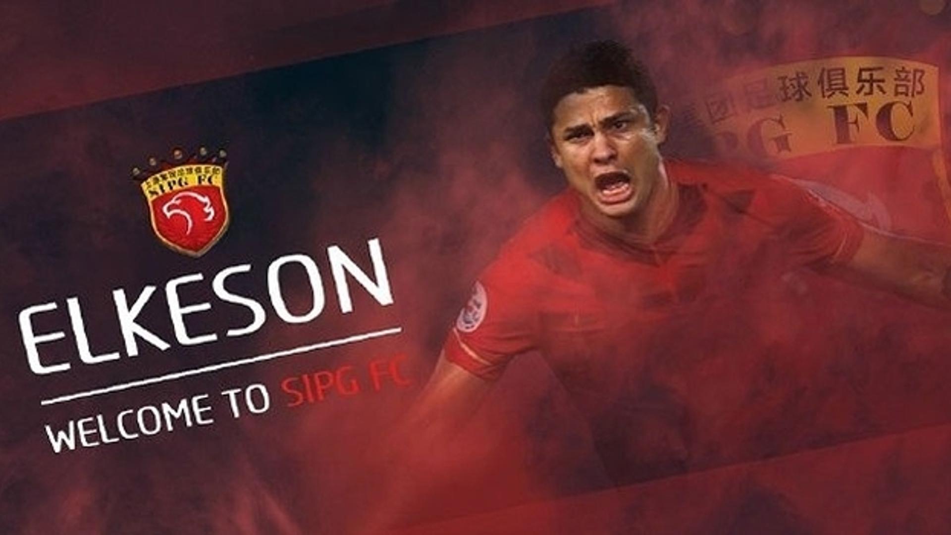 Elkeson - Shanghai SIPG (Foto: Divulgação)