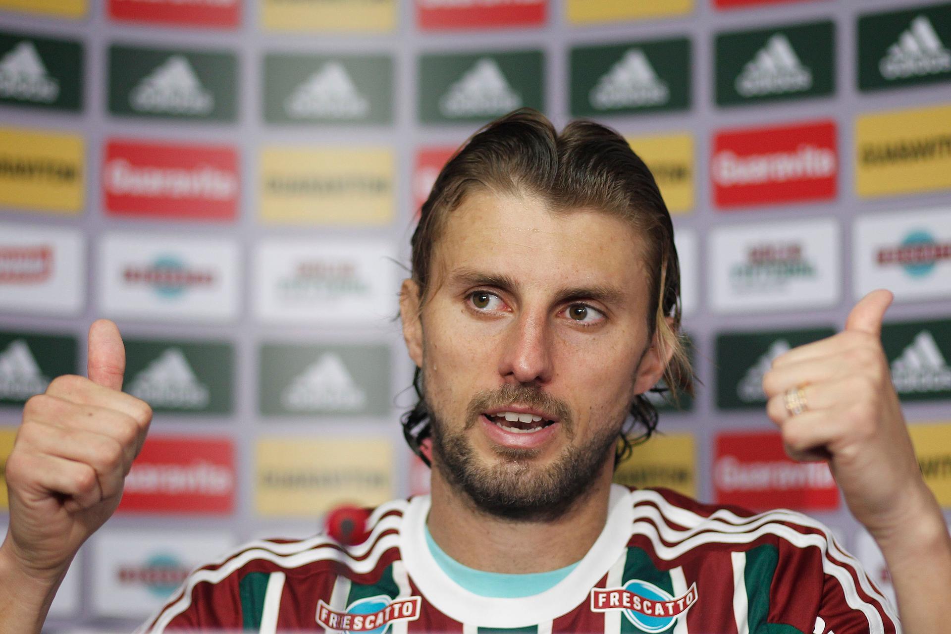 Zagueiro Henrique vestiu a camisa tricolor (Foto: Wagner Meier/LANCE! Press)