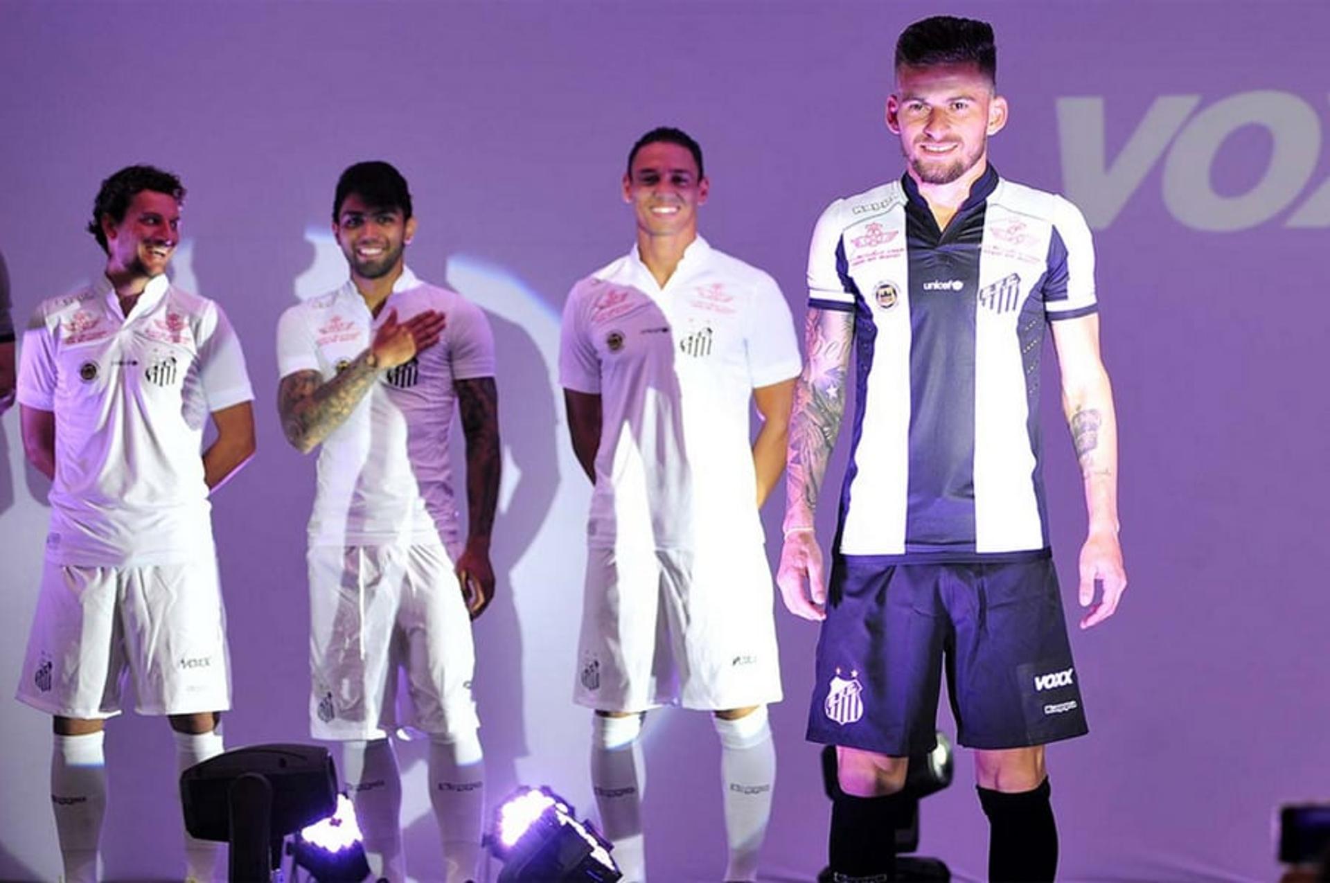 Novo uniforme do Santos