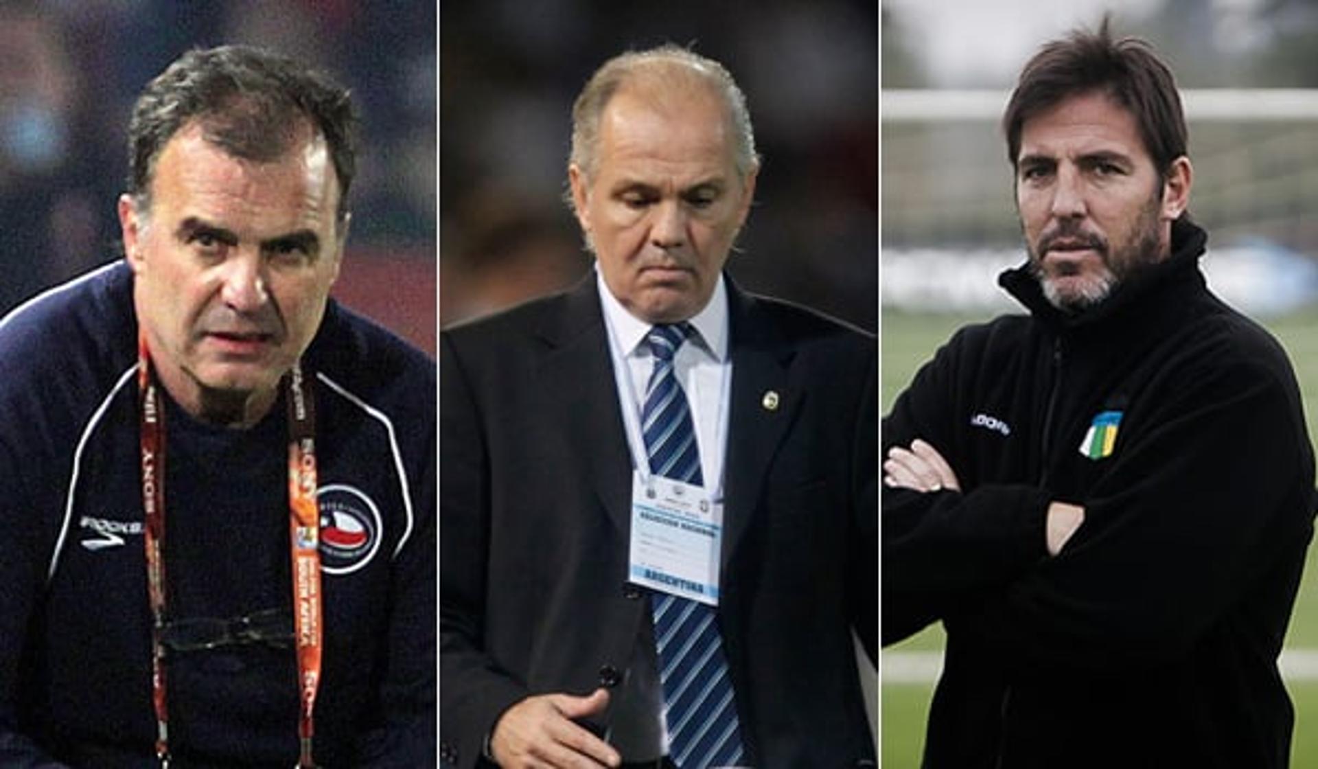 Marcelo Bielsa, Alejandro Sabella e Eduardo Berizzo