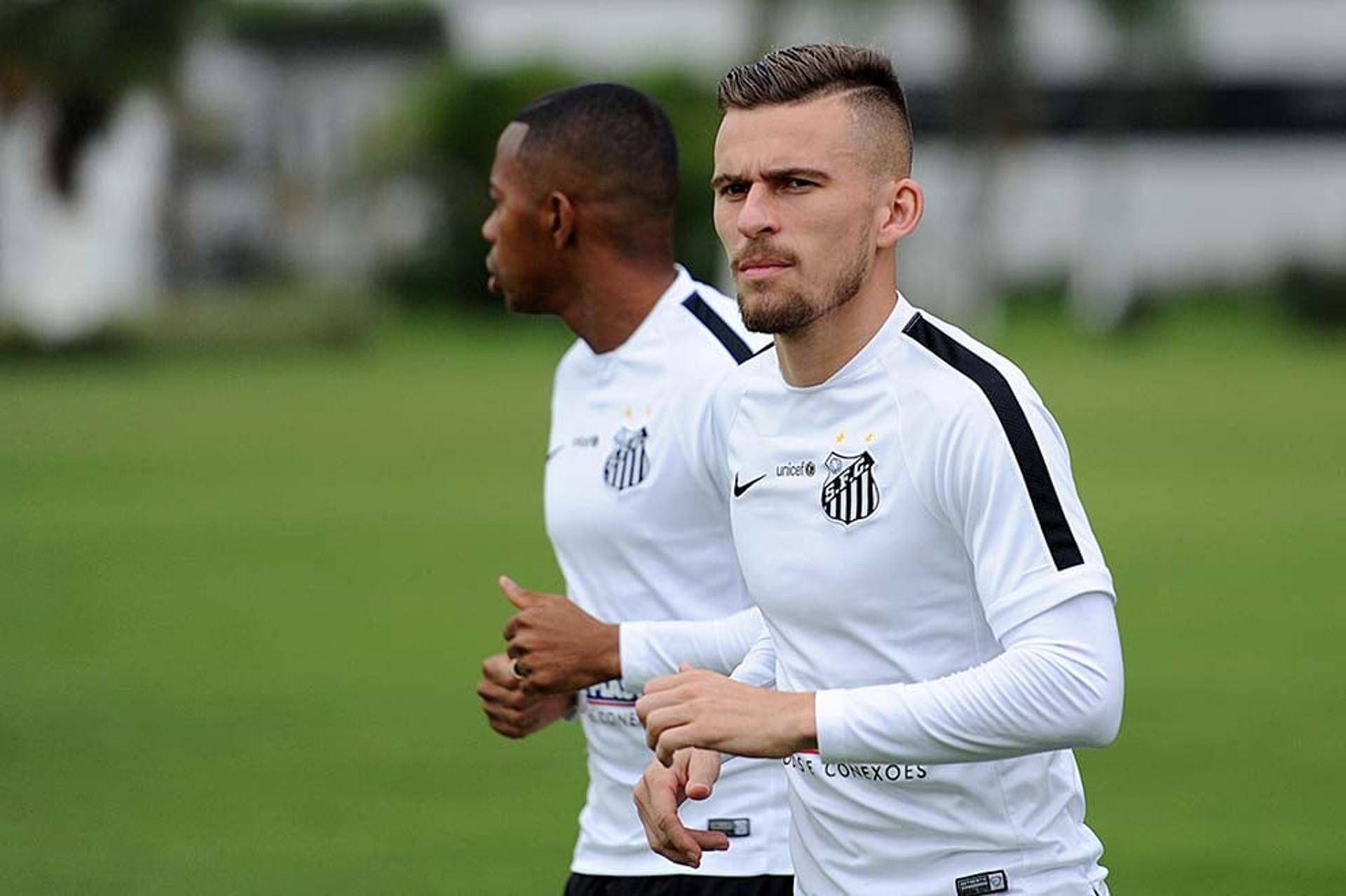 Lucas Lima e Robinho - Santos