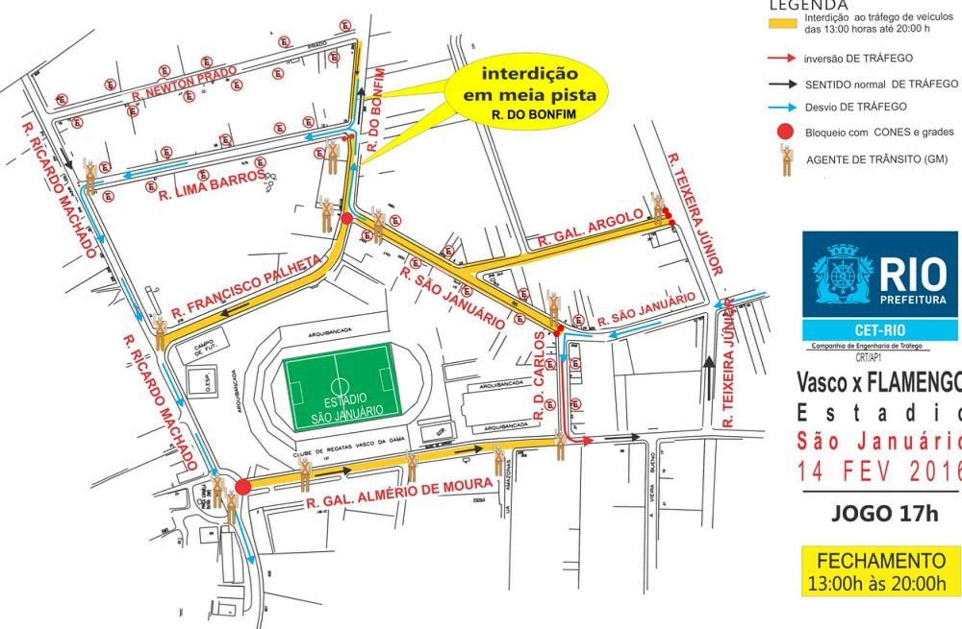 Clássico terá esquema especial de segurança (Foto: Reprodução)