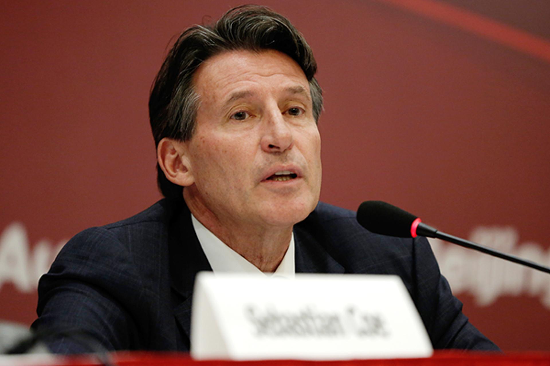 Sebastian Coe, presidente da Iaaf