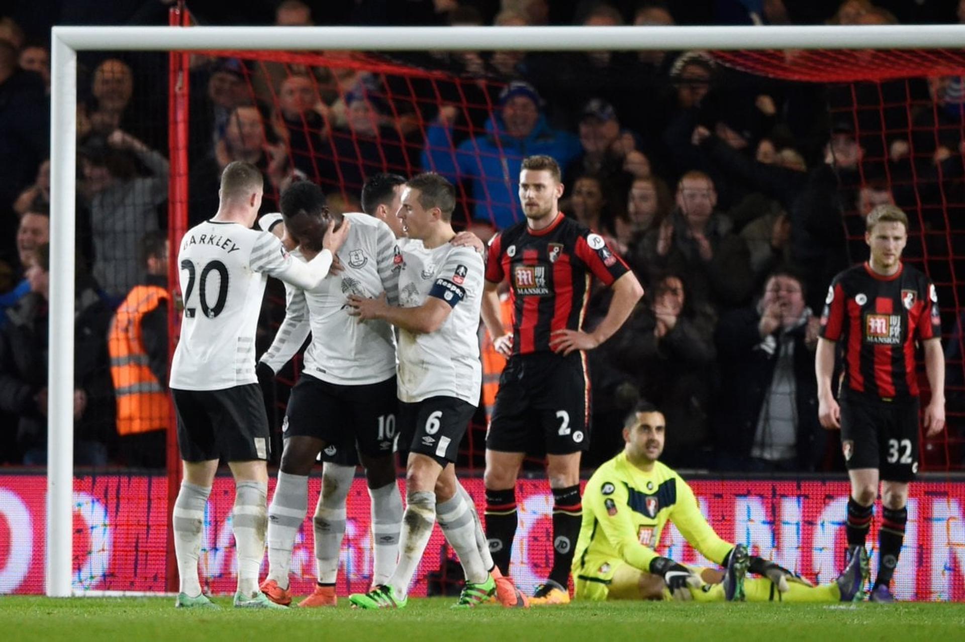 Bournemouth x Everton (Foto: Divulgação / FA)