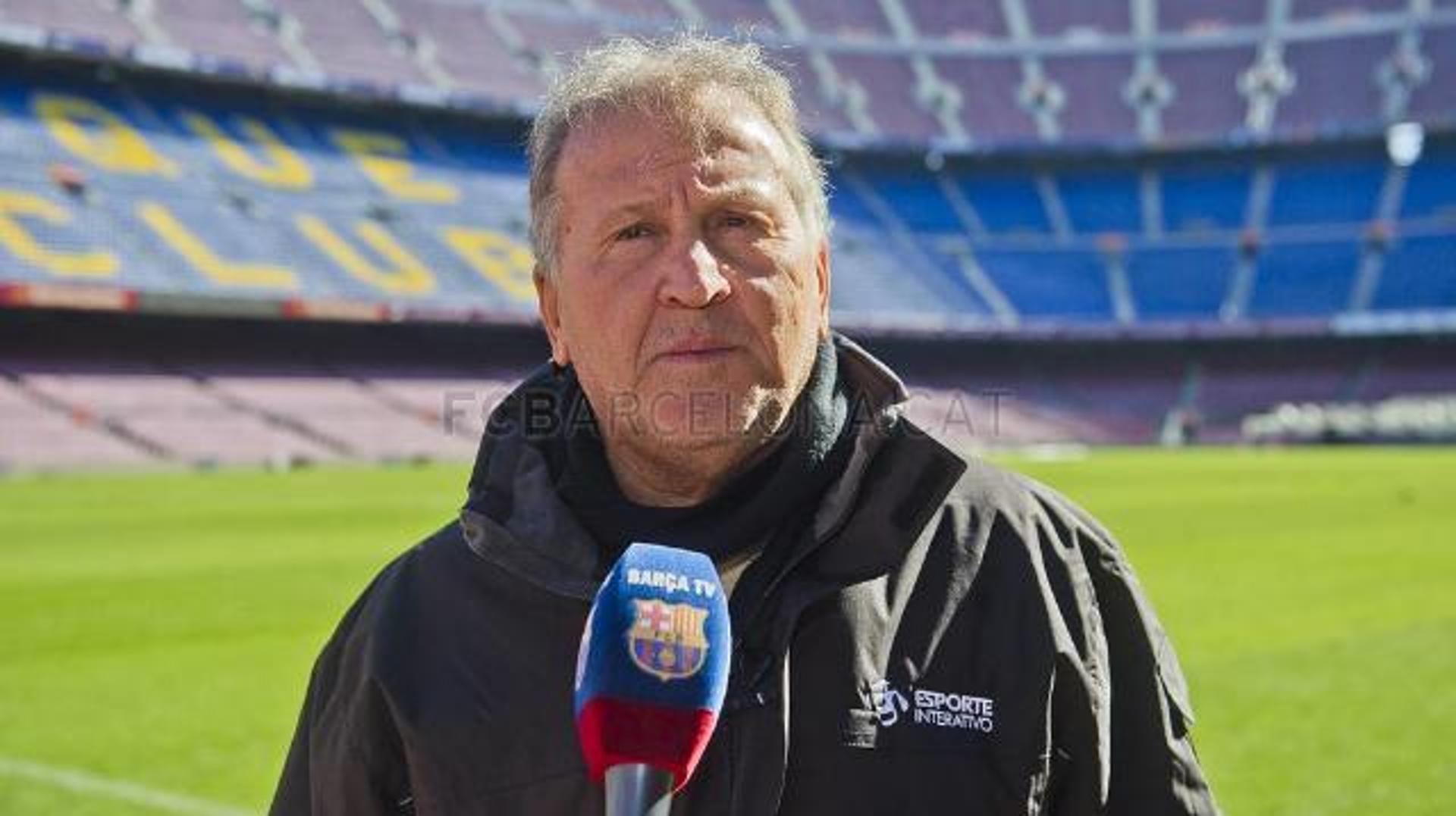 Zico no Camp Nou