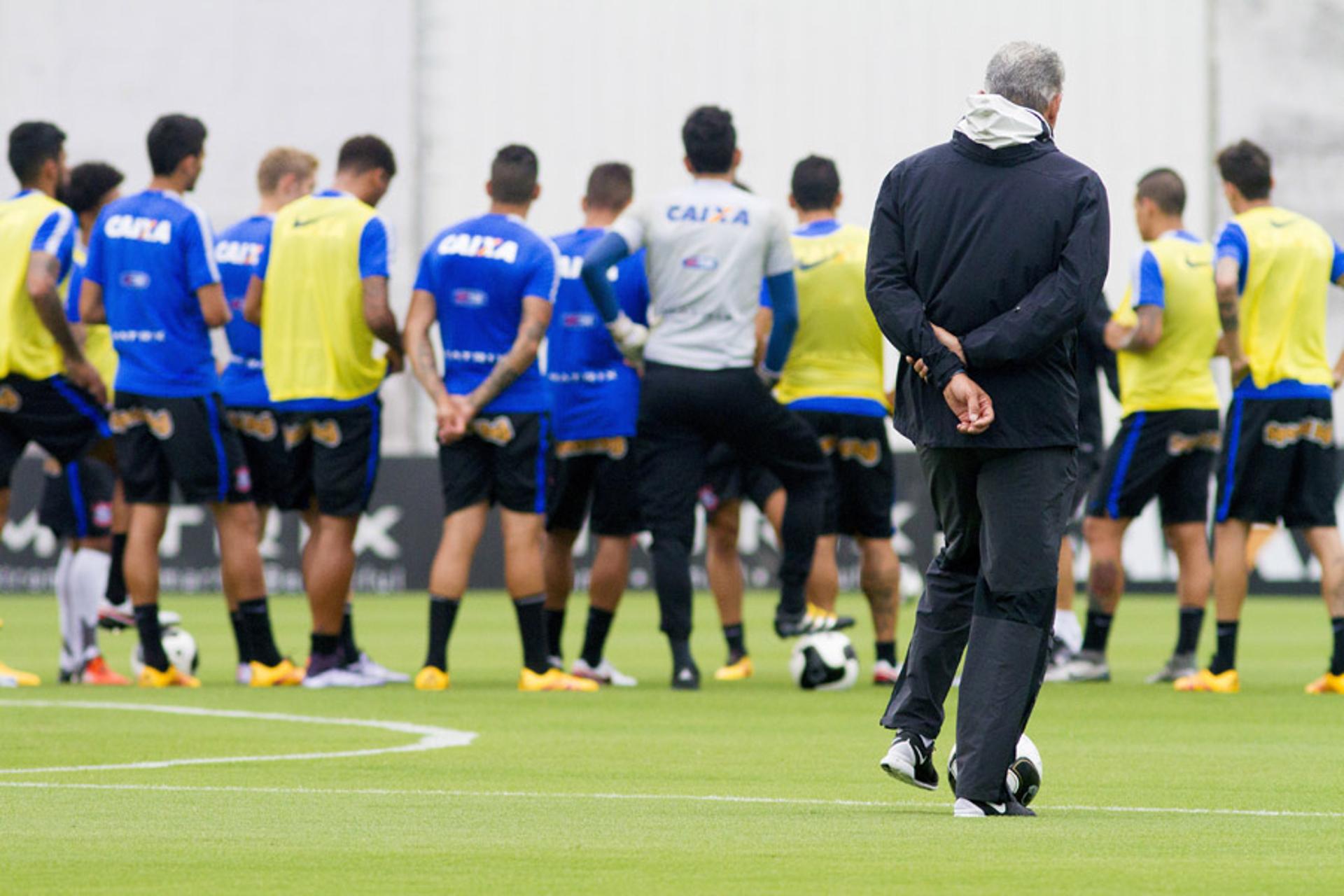 Treino do Corinthians - Tite (foto:Mauro Galvão)