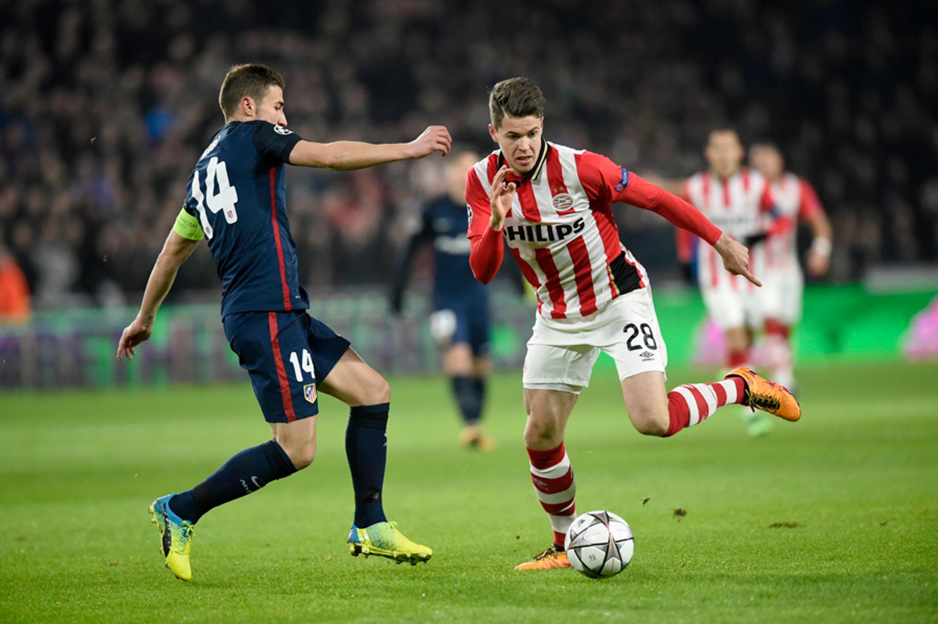 Psv x Atletico de Madrid (foto:JOHN THYS / AFP)