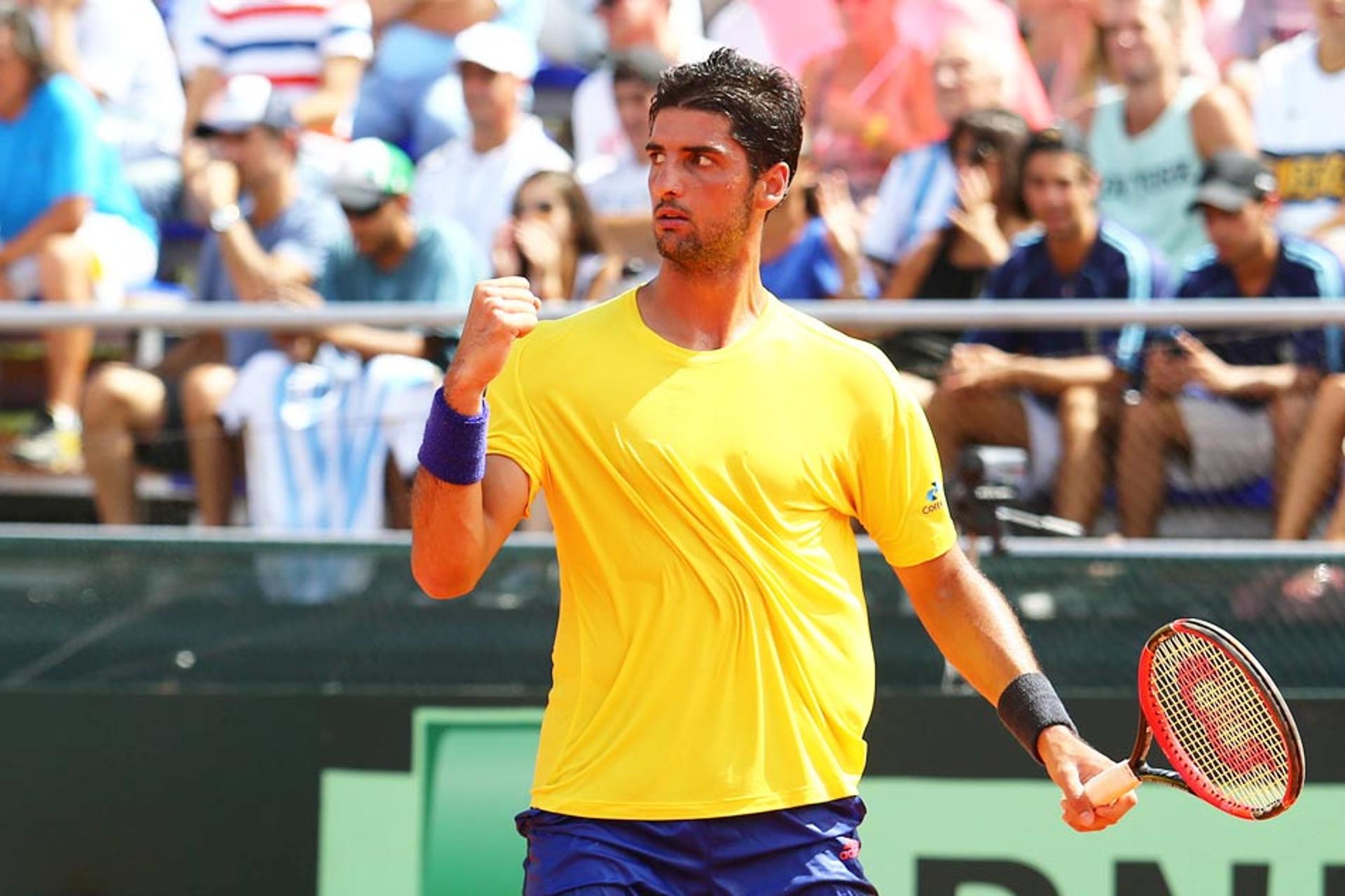 Thomaz Bellucci - Copa Davis (Foto: Cristiano Andujar/CBT)