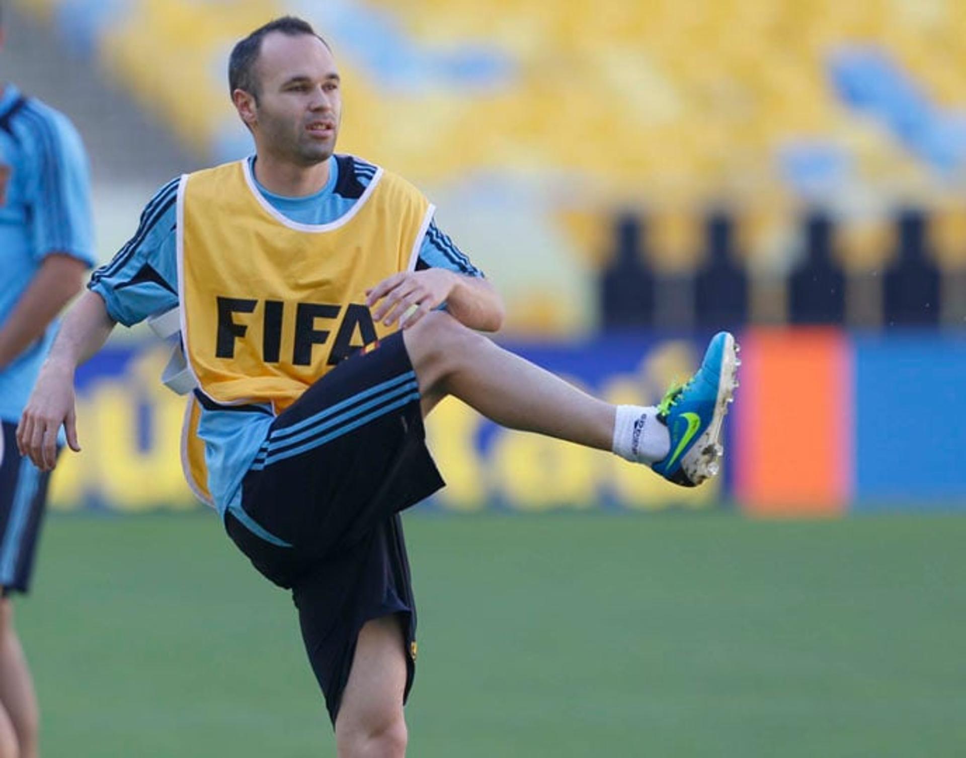 Iniesta - Treino Espanha (Foto: Cleber Mendes/LANCE!Press)