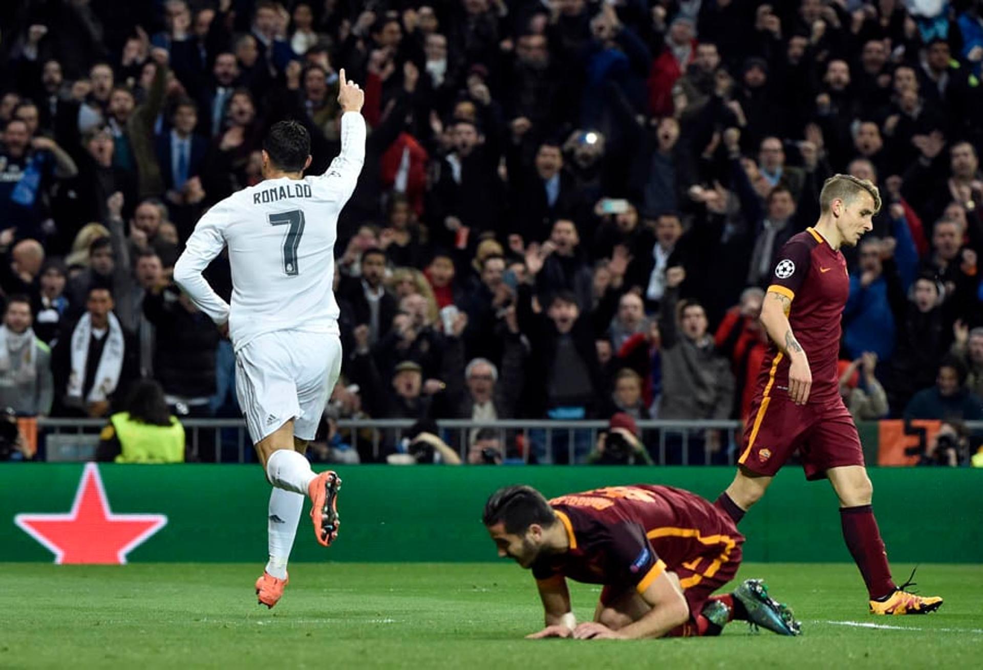 Com gols de CR7 e James, Real Madrid vence a Roma e avança&nbsp;