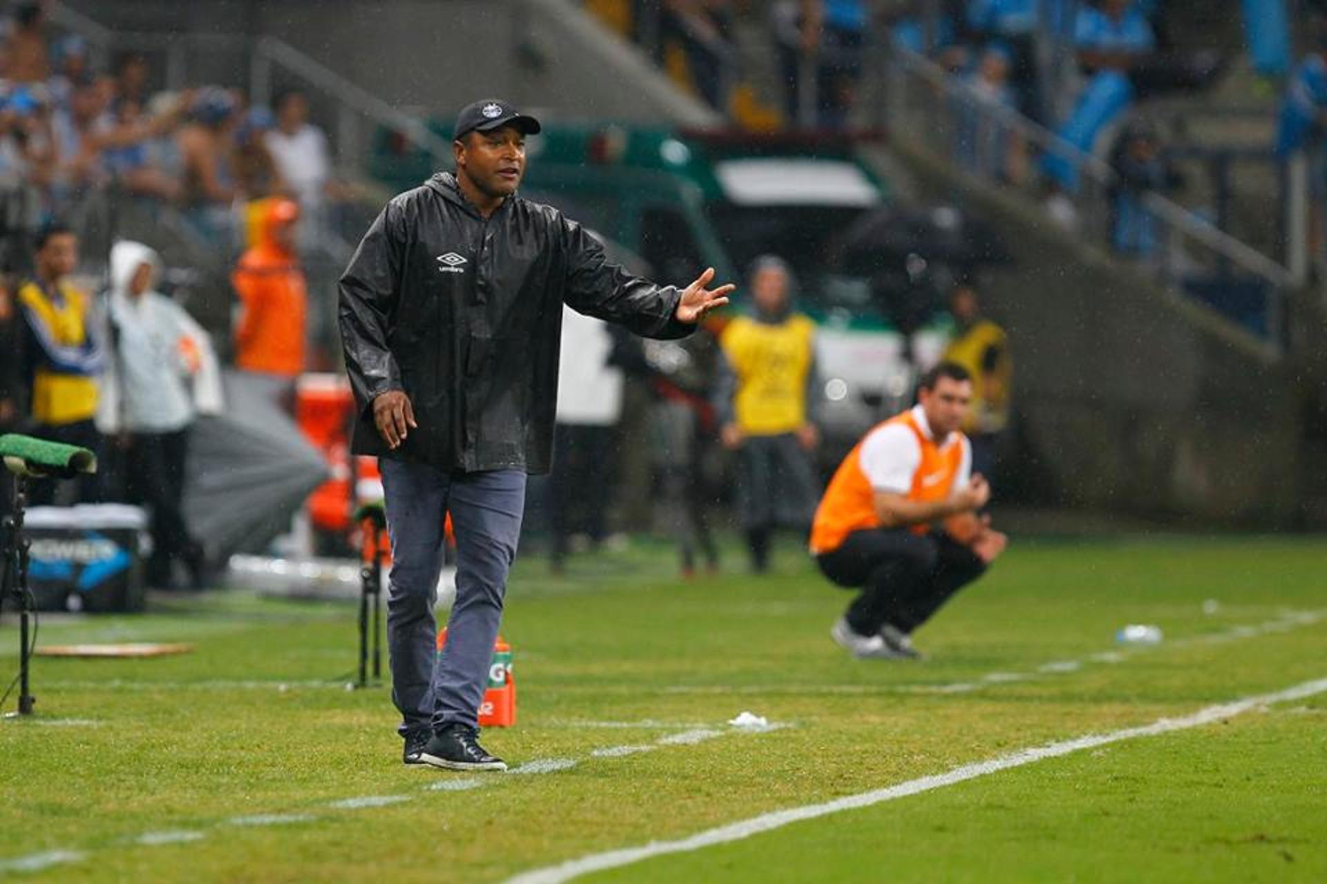 Roger Machado - Grêmio x San Lorenzo (Foto: Lucas Uebel / Grêmio FBPA)