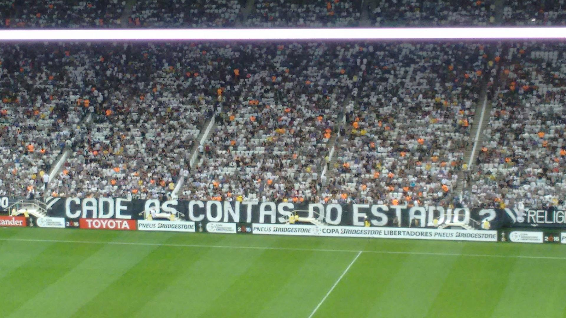 Protesto Corinthians (Foto: Gabriel Carneiro)