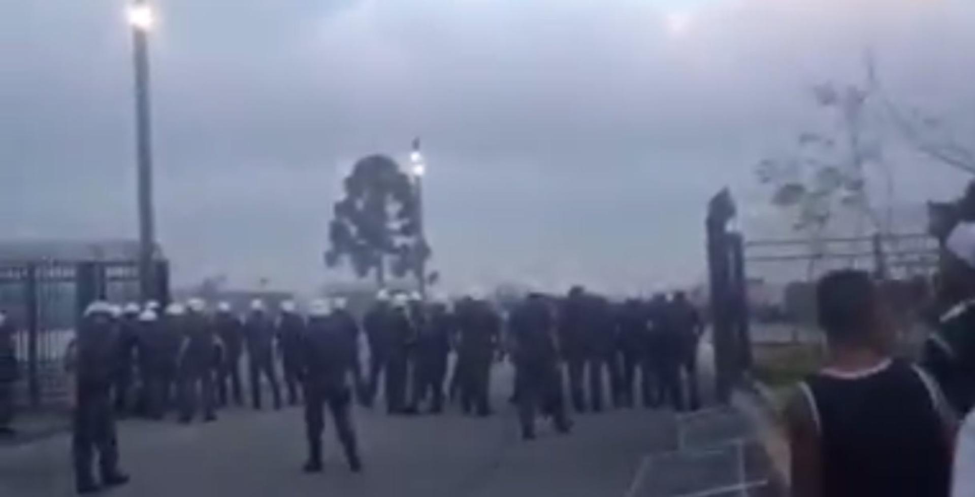 Polícia na Arena Corinthians