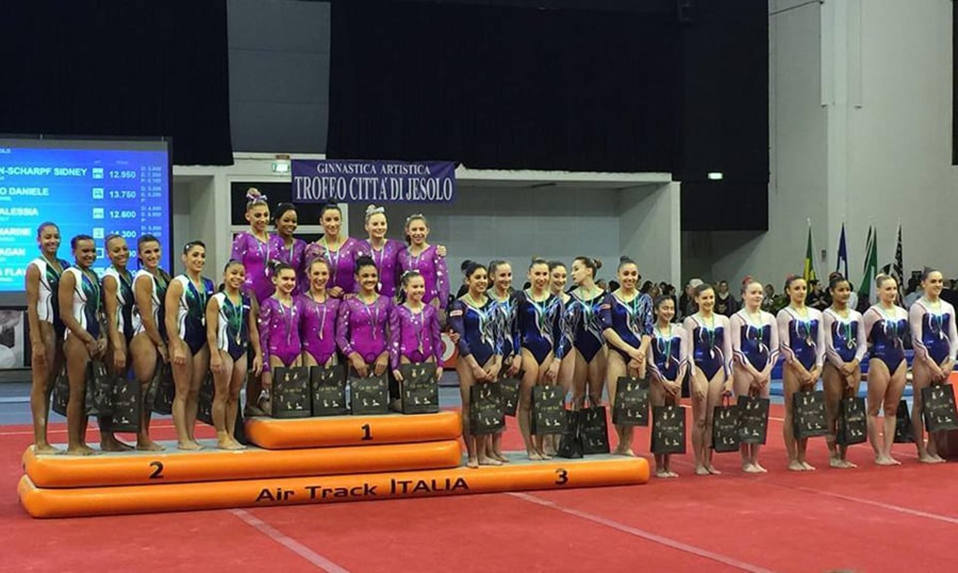 Seleção Feminina de Ginástica, no Trofeo Cittá di Jesolo