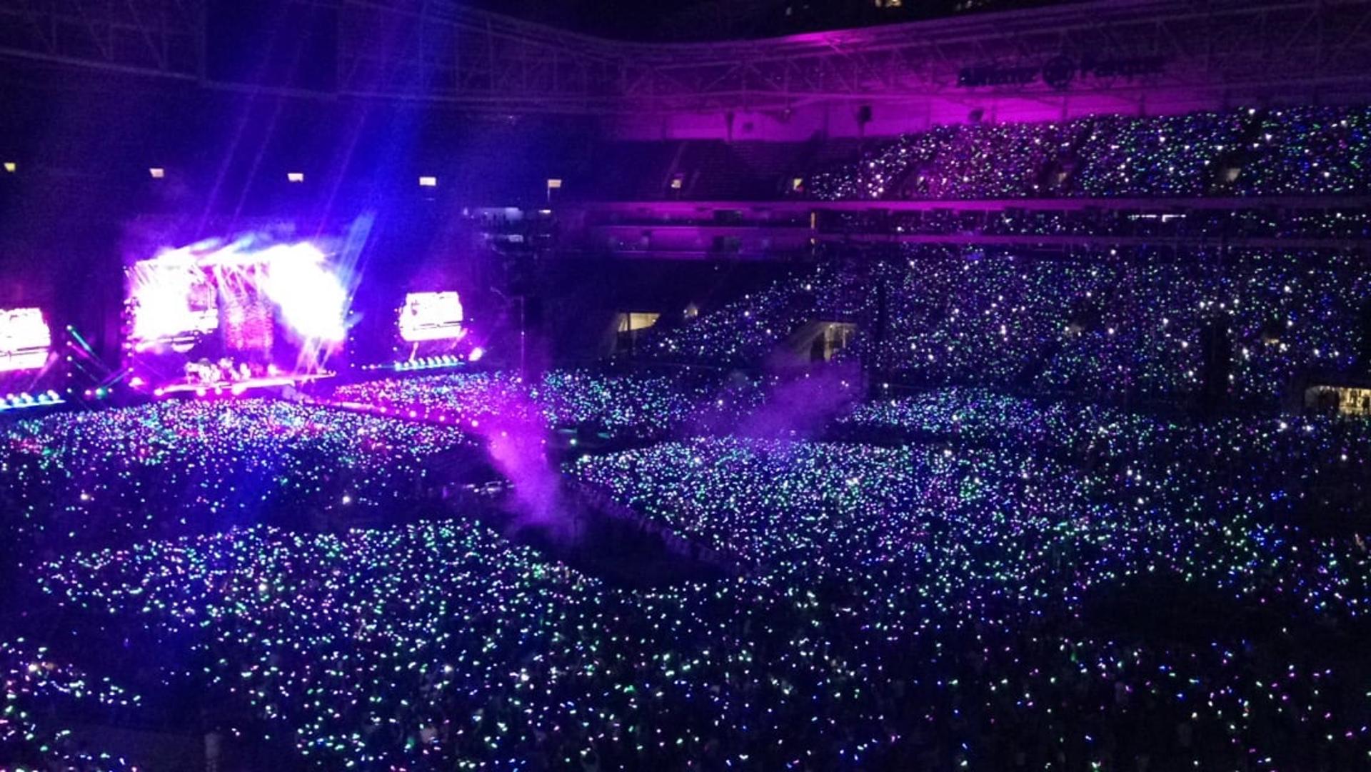 Show do Coldplay no Allianz Parque (FOTO: Fellipe Lucena)