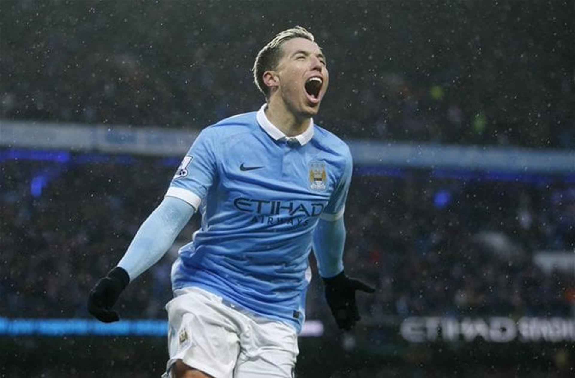 Nasri - Manchester City x West Bromwich (Foto: Divulgação)