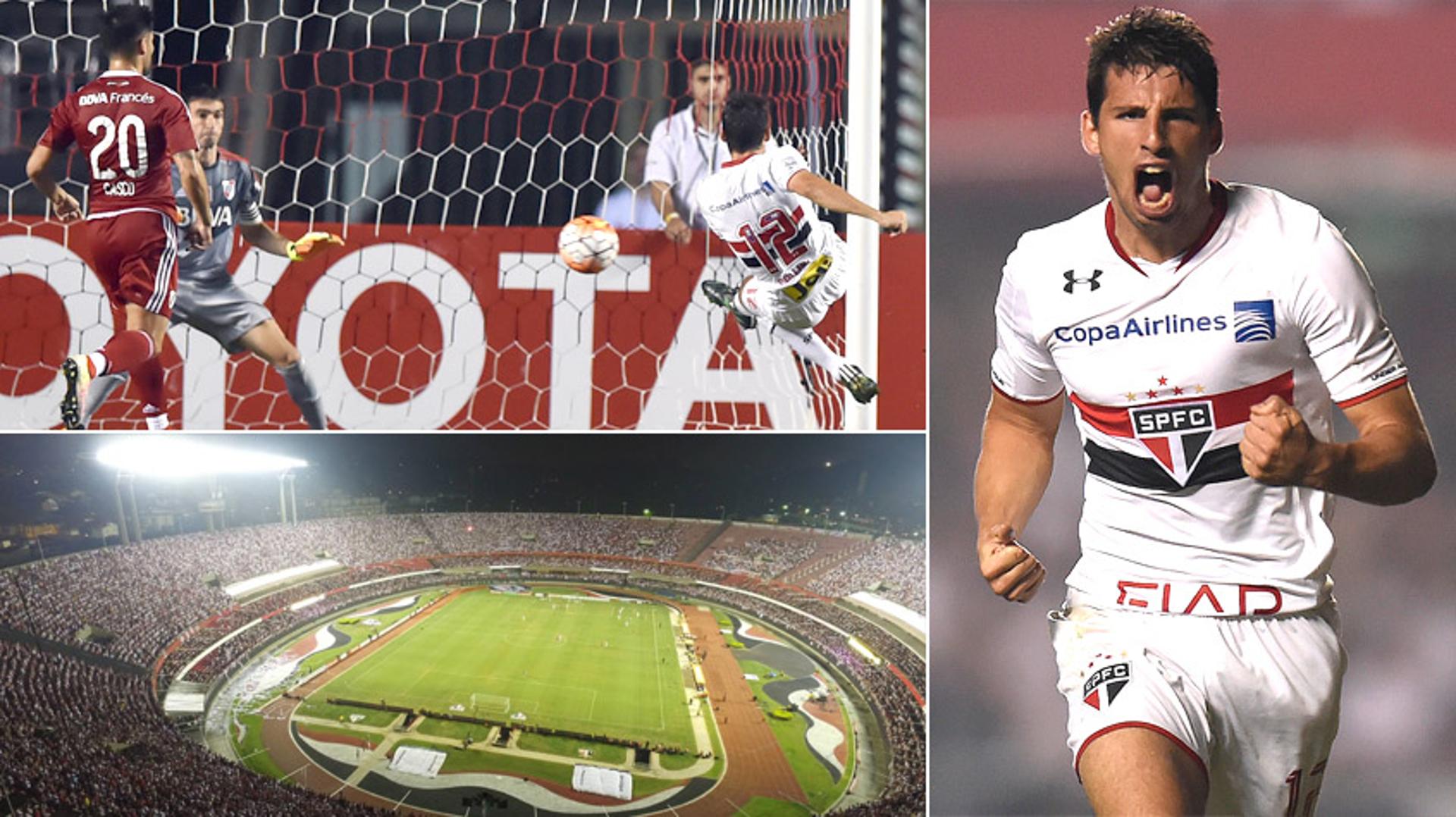 HOME - São Paulo x River Plate - Copa Libertadores - Calleri (Fotos: AFP/LANCE!Press)