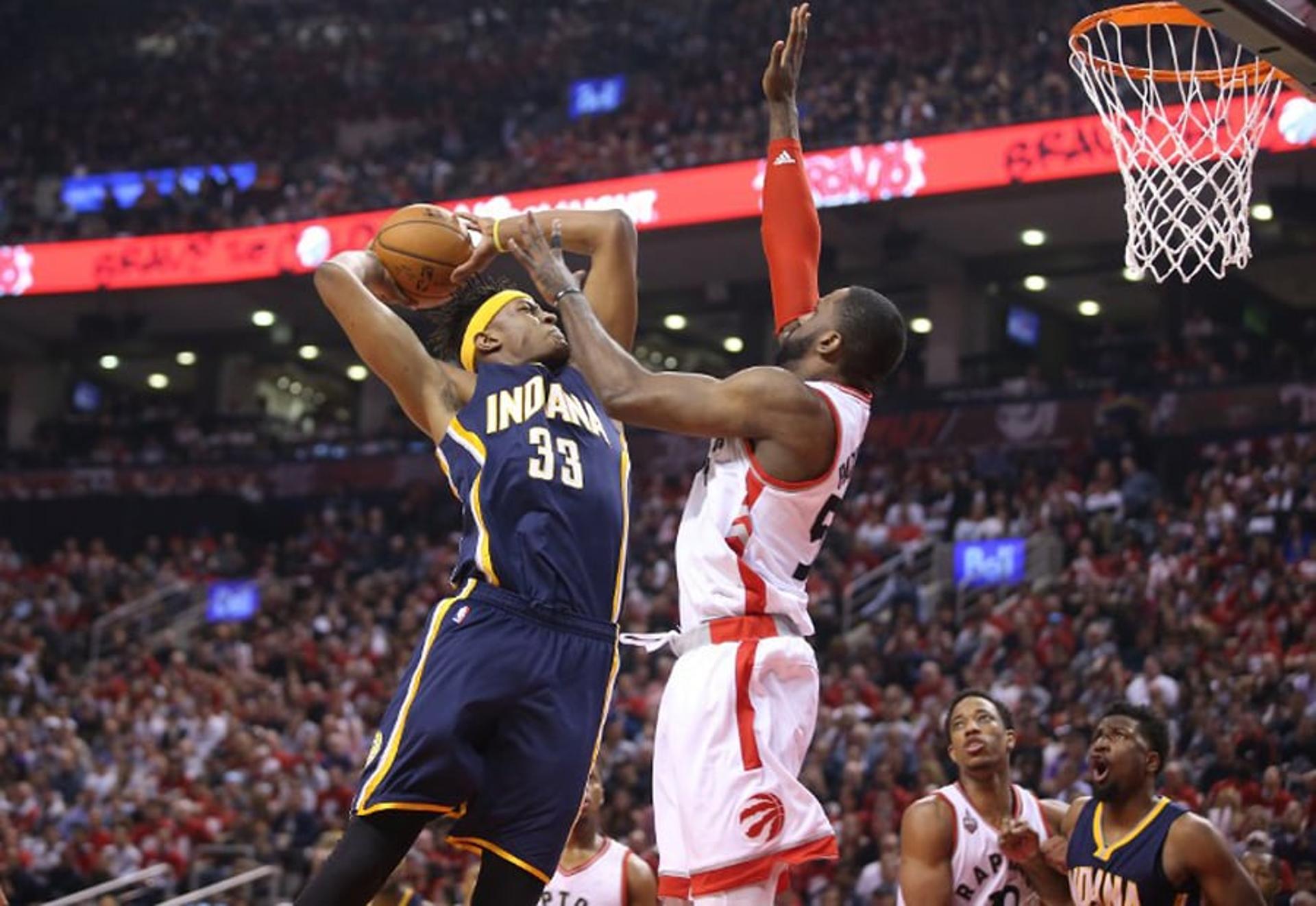 Mesmo fora de casa, o Indiana Pacers, de Myles Turner, bateu o Toronto Raptors por 100 a 90