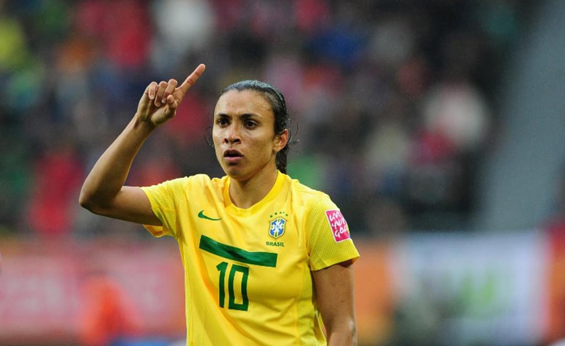 A brasileira Marta é a grande craque do futebol feminino