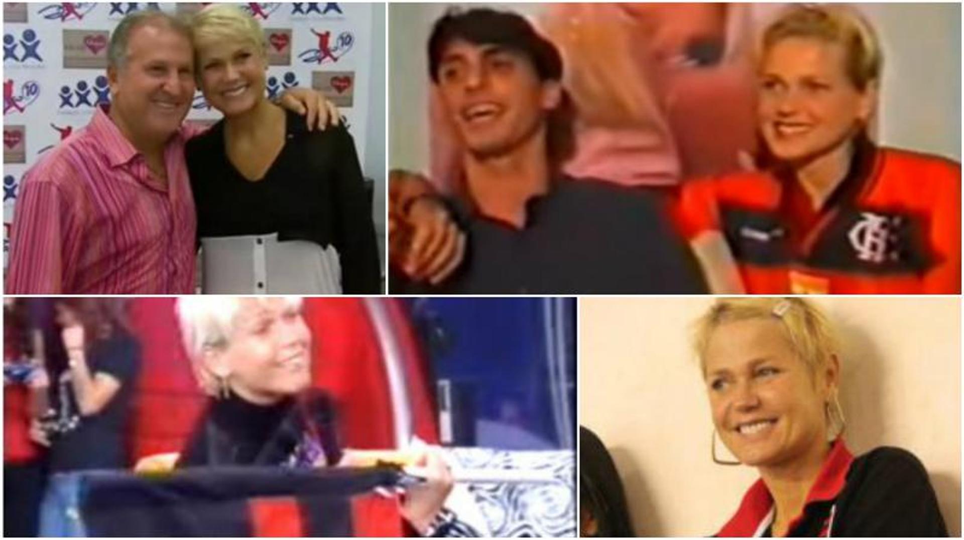 Xuxa - Momentos como torcedora do Flamengo