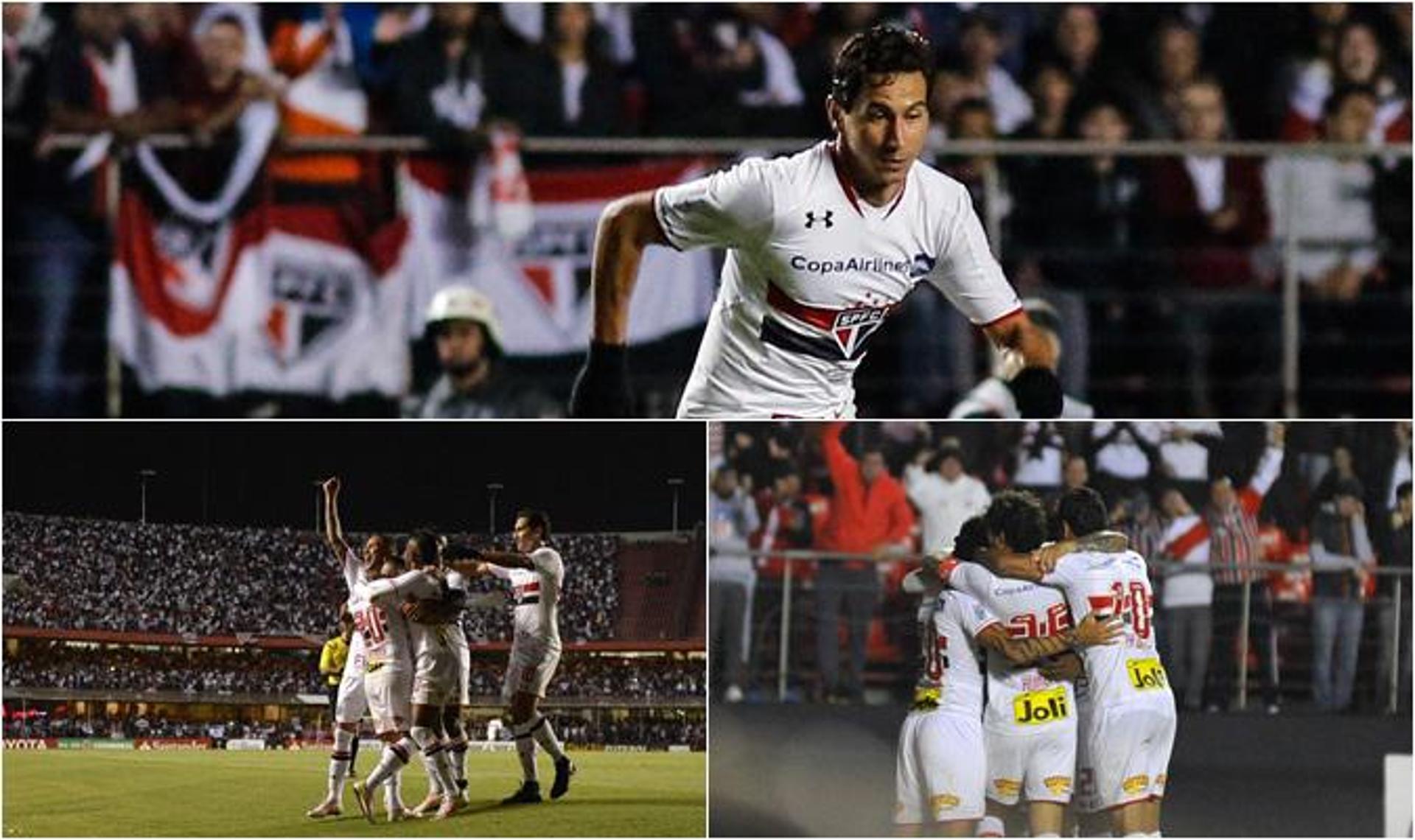 São Paulo x Toluca (Foto: Montagem LANCE!Press)