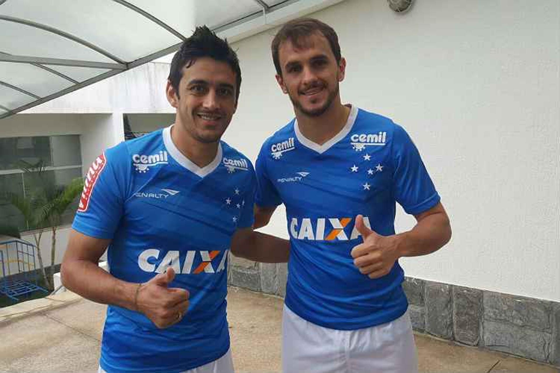 Robinho e Lucas - Cruzeiro (Foto: Divulgação)