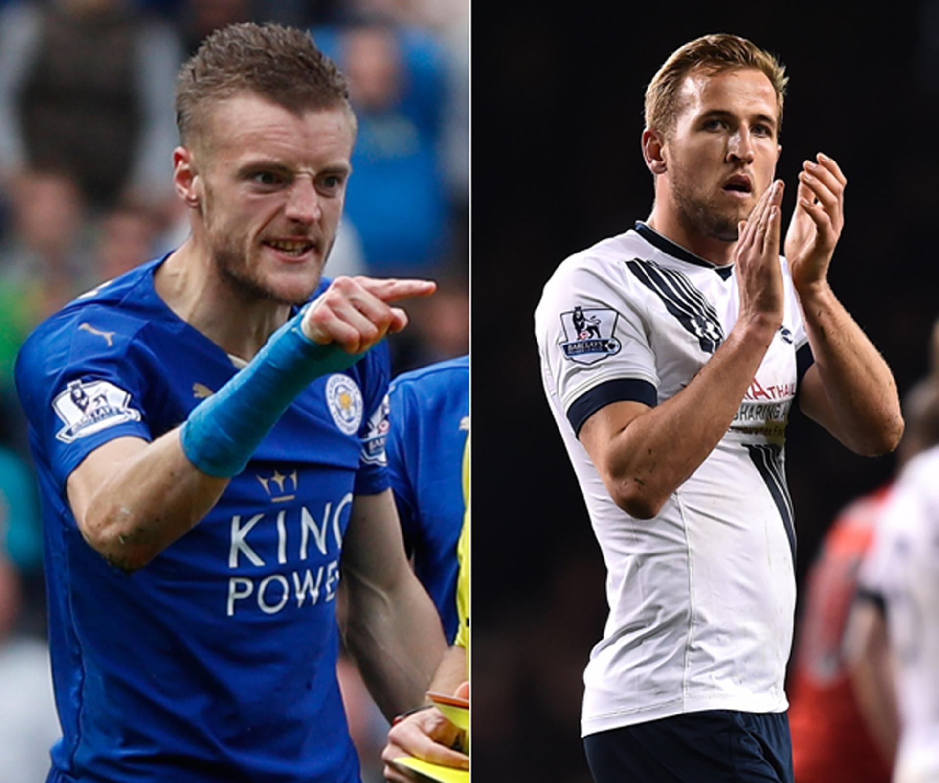 Vardy e Kane brigam pela artilharia desta temporada