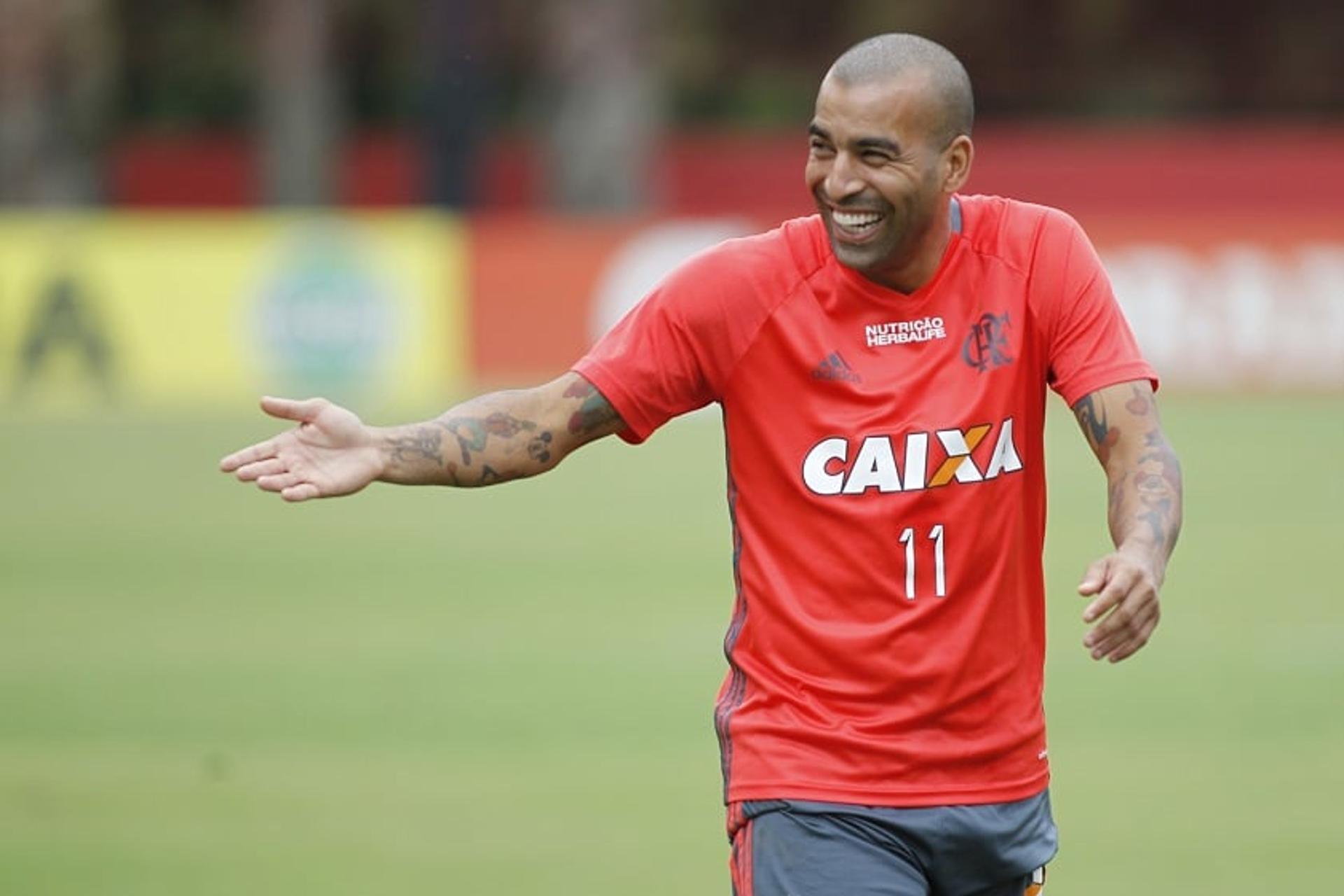 Emerson em treino do Flamengo (Gilvan de Souza / Flamengo)