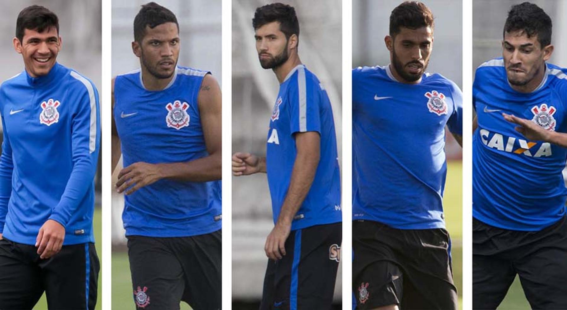 Zagueiros Corinthians - (foto:Daniel Augusto Jr)