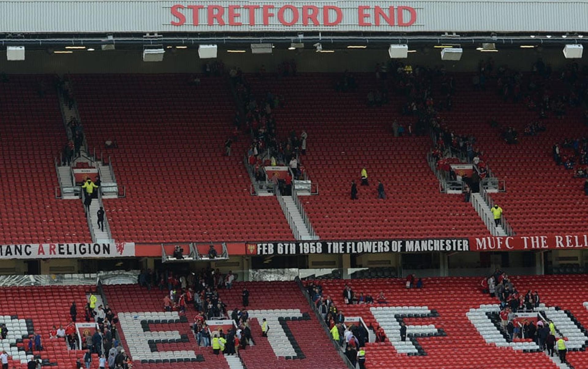 Old Trafford - ameaça de bomba - Manchester United x Bournemouth