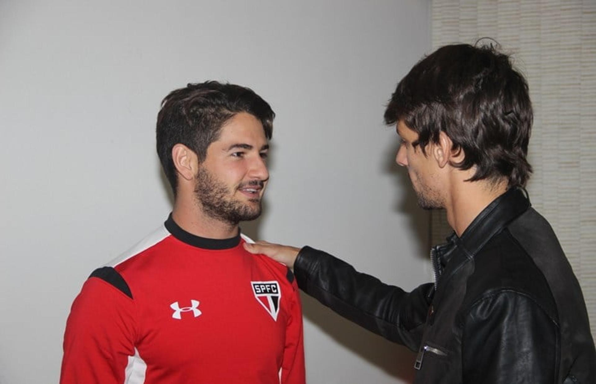 Rodrigo Caio e Pato