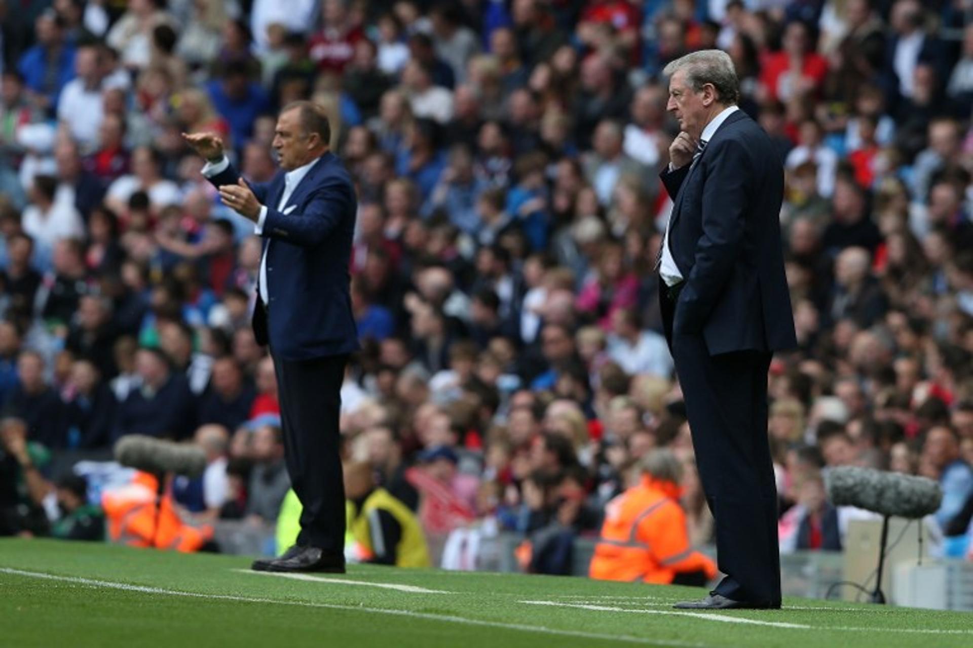 Fatih Tehrim e Roy Hodgson - Turquia x Inglaterra