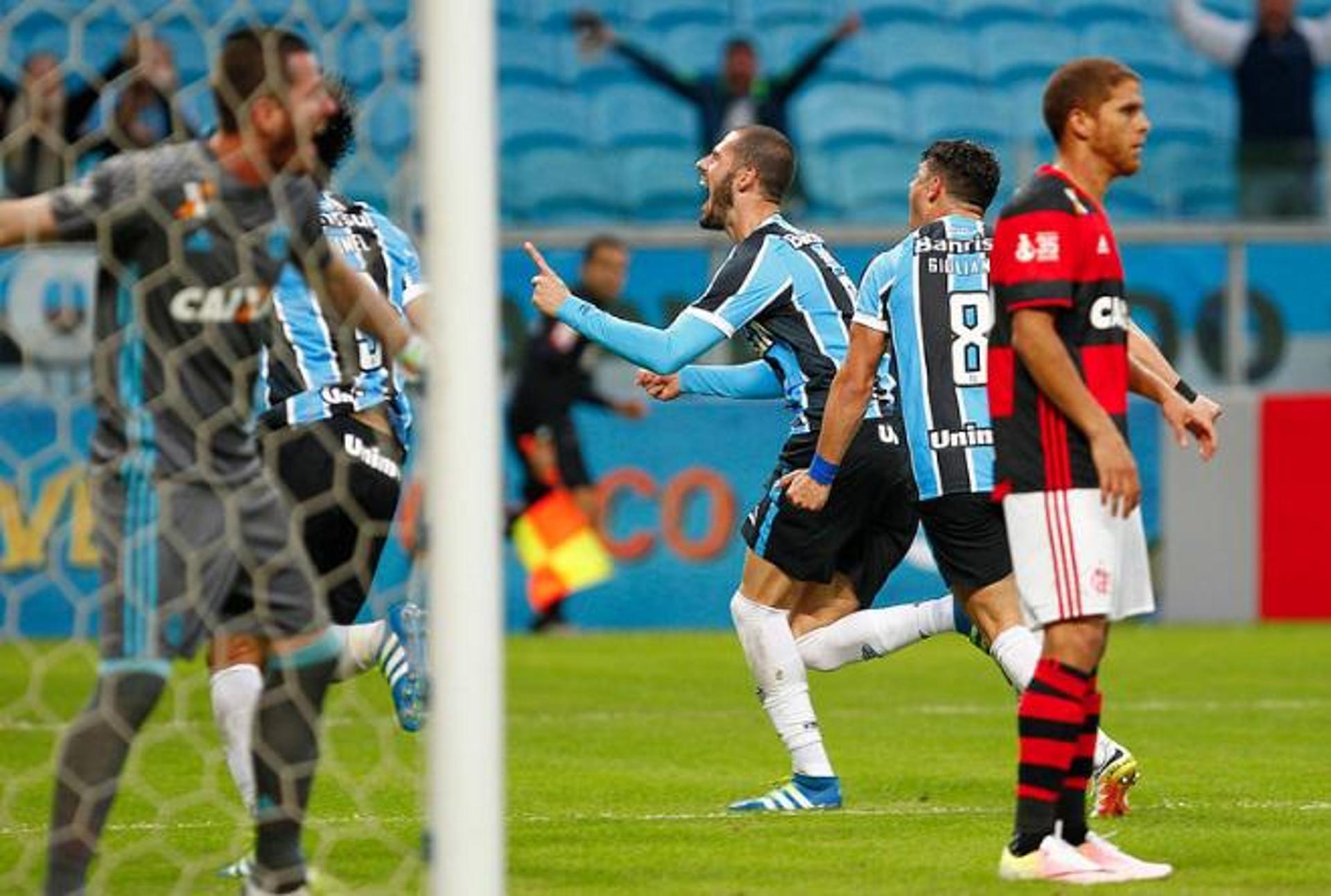 Grêmio derrotou o Flamengo por 1 a 0