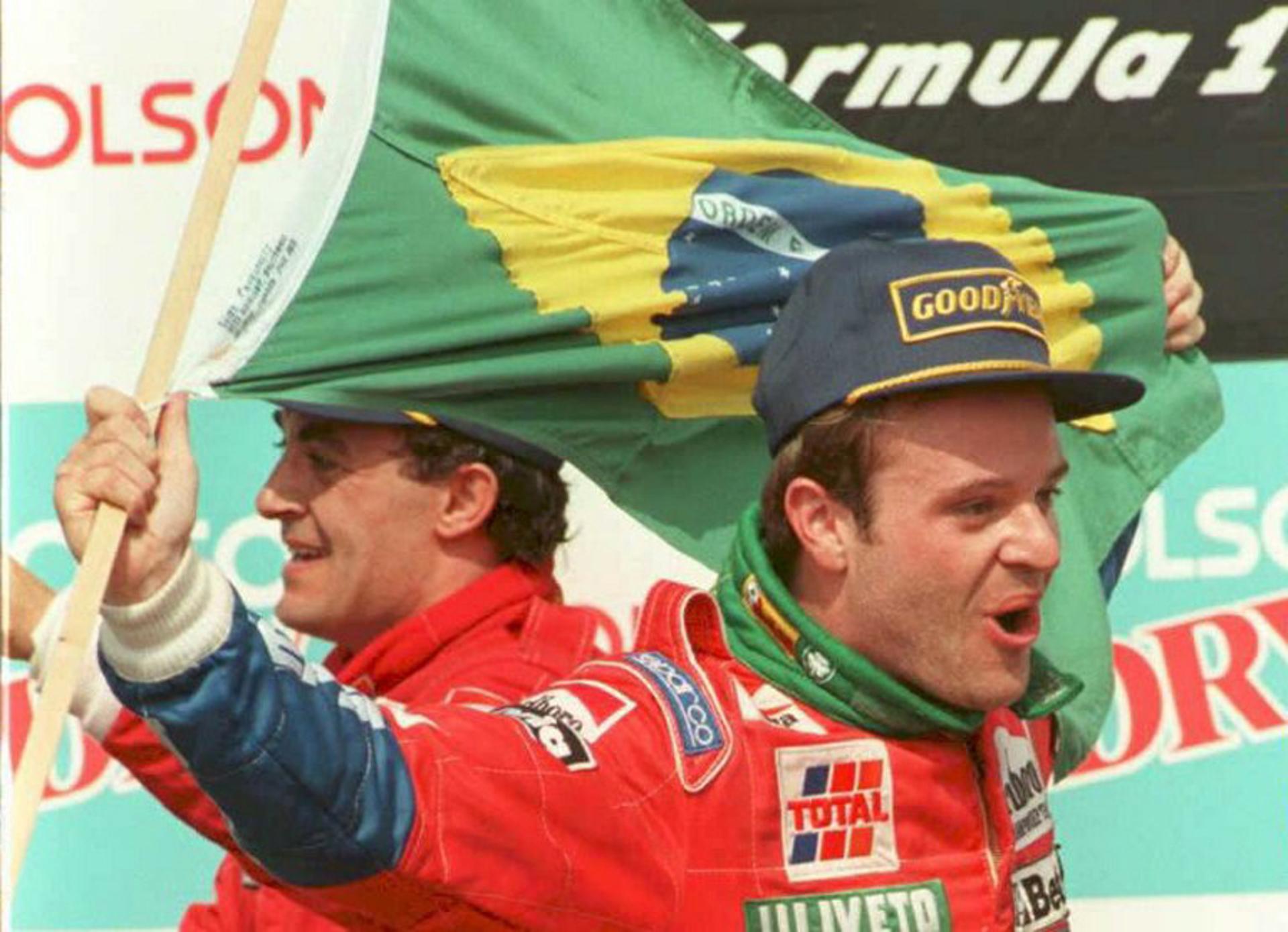 Em 1995, pela Jordan, Rubens Barrichello conseguia seu melhor resultado até então, um 2º lugar no GP do Canadá