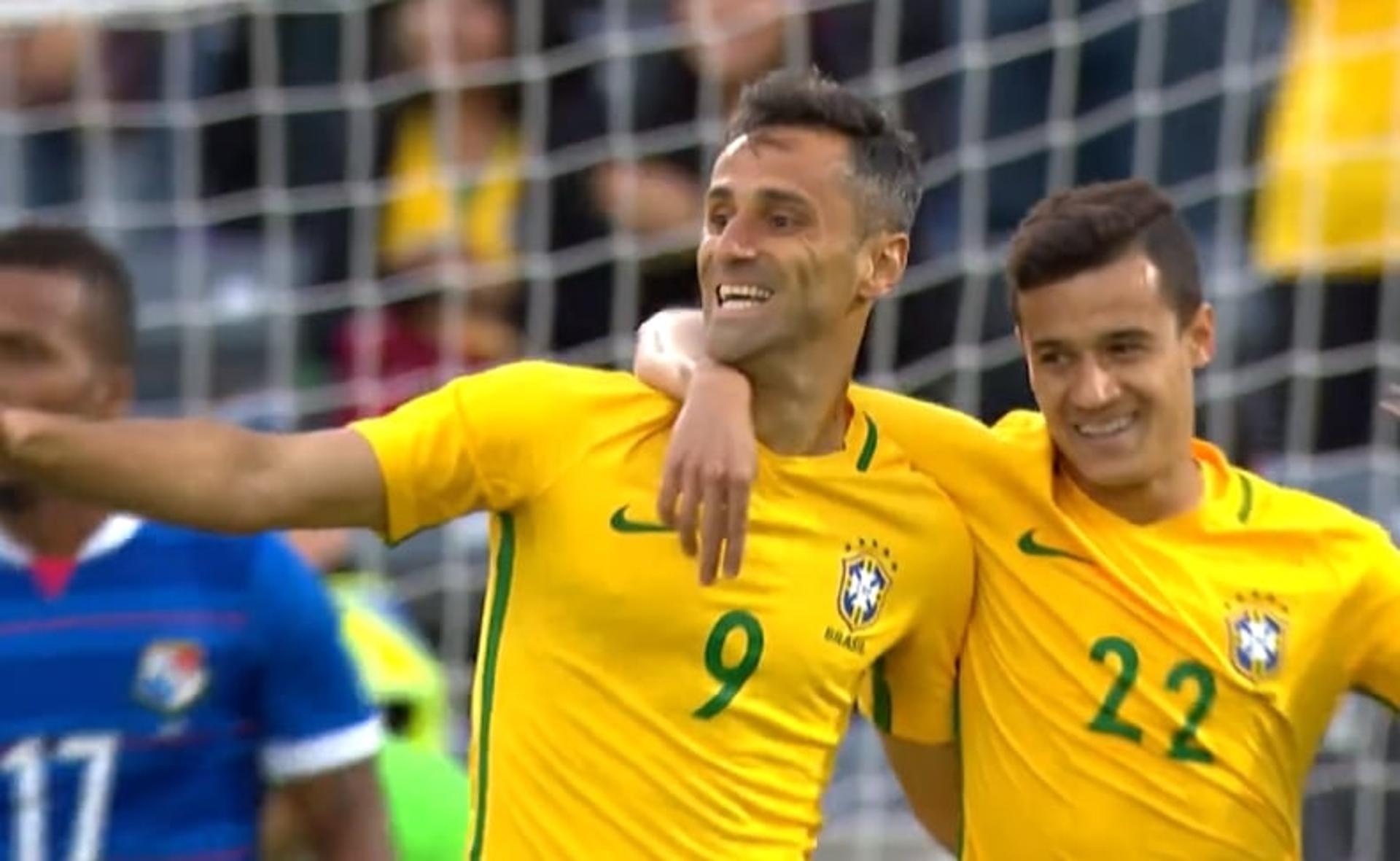 Brasil x Panamá - Gol Jonas (Foto: Reprodução/ TV Globo)