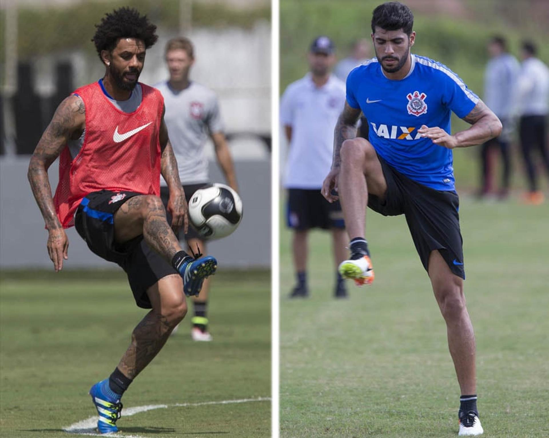 Cristian e Vilson trabalham pelo Timão