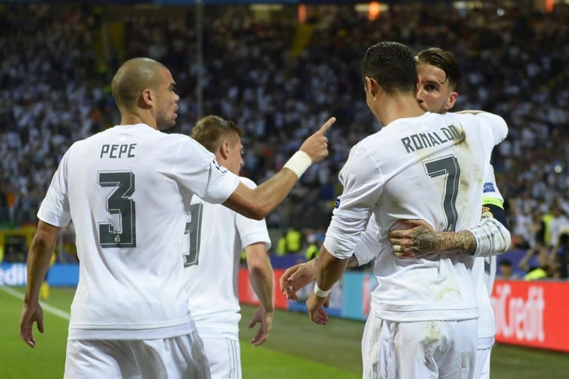 Cristiano Ronaldo, Pepe e Sergio Ramos