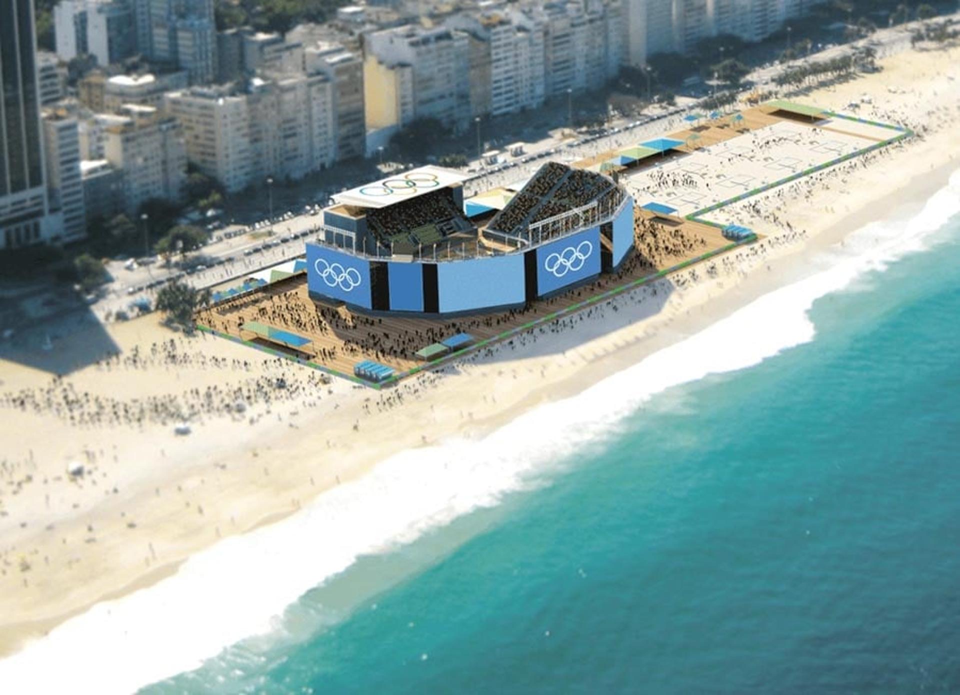 Arena Olímpica do vôlei de praia Rio2016