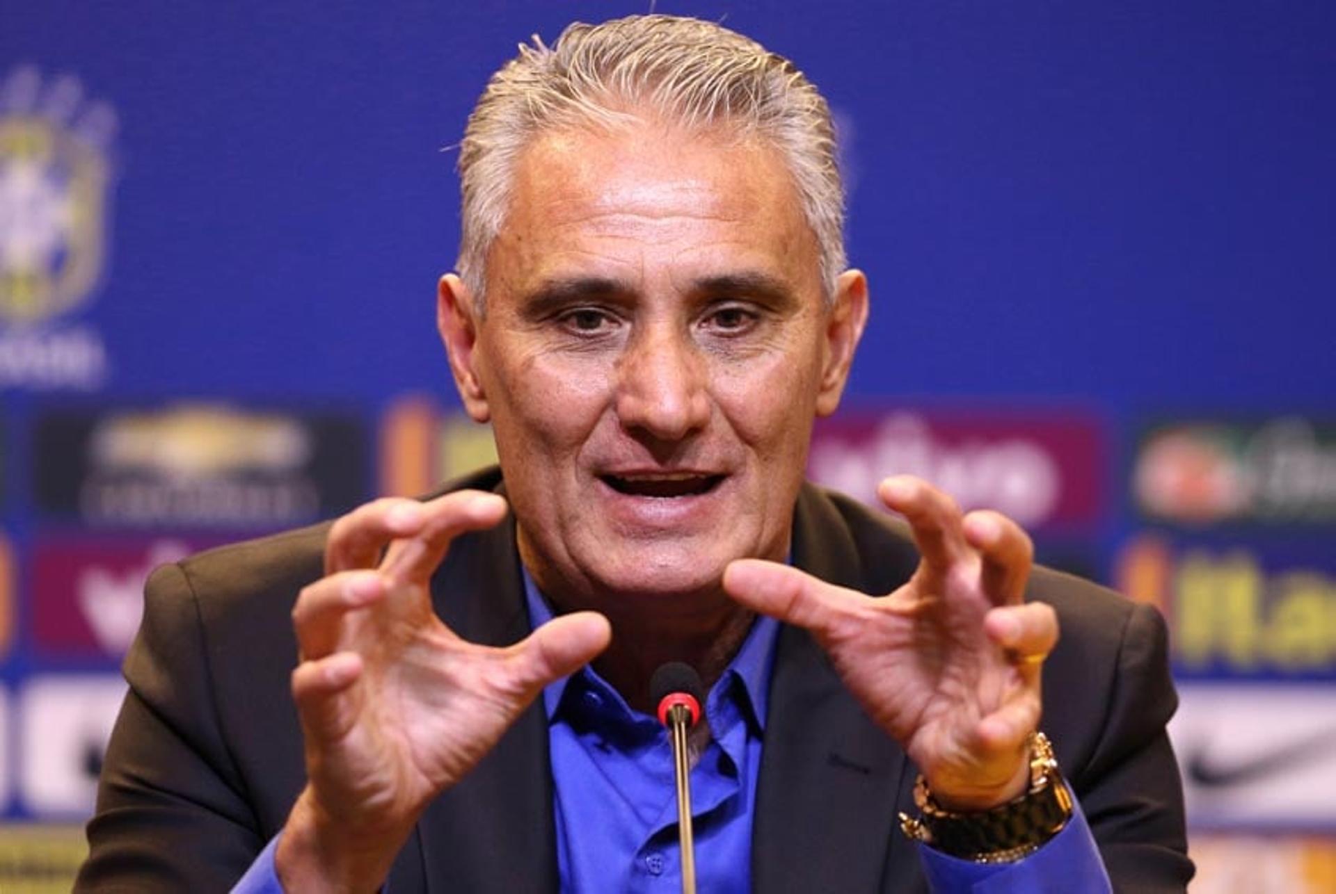 Apresentação Tecnico Tite na Seleção Brasileira(Foto:LucasFigueiredo/Mowa Press)