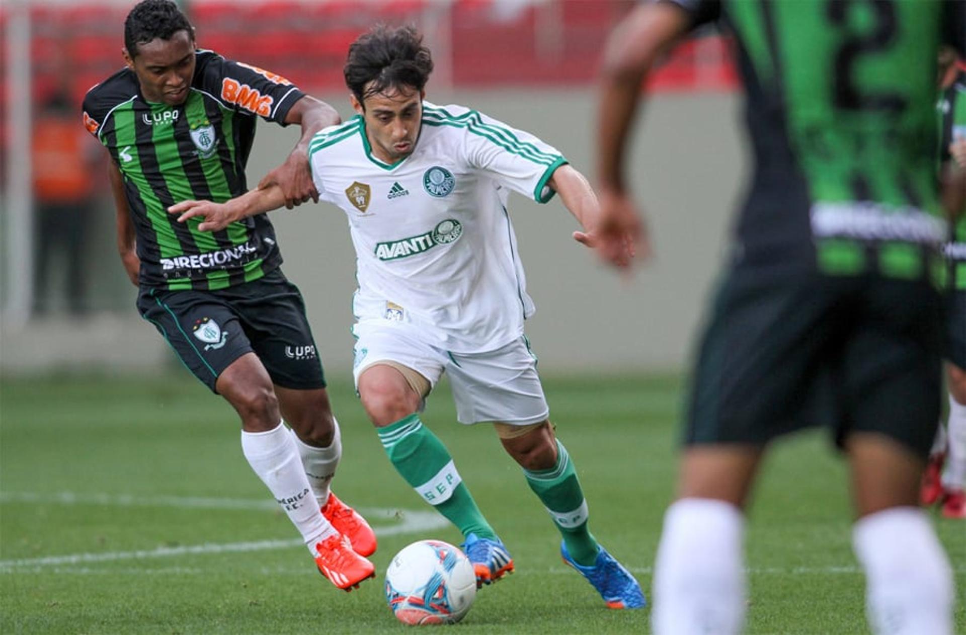 Último jogo: América-MG 1x1 Palmeiras (14/9/2013, Independência)