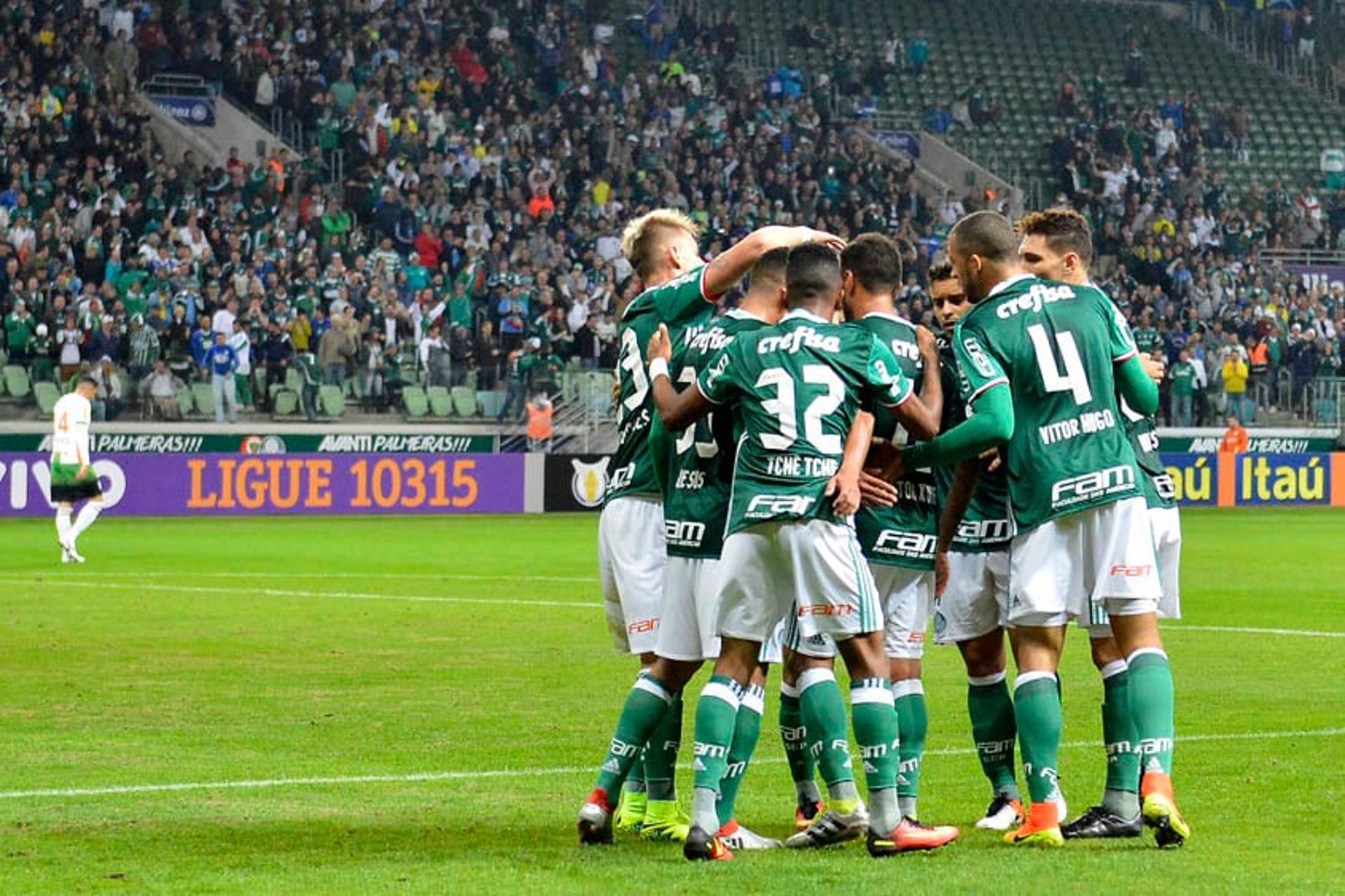 1º) Palmeiras lidera o Brasileirão com 22 pontos